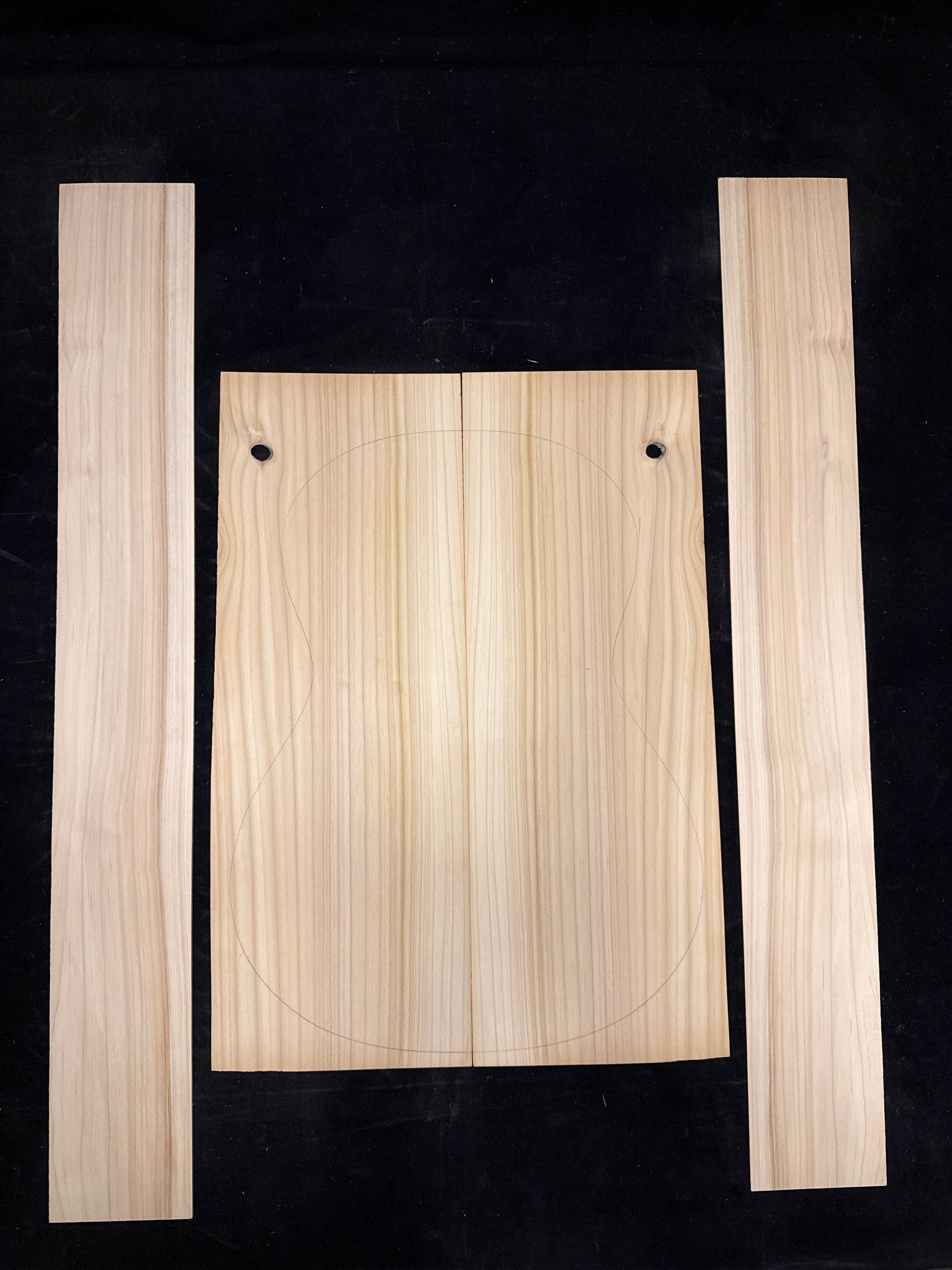 Cypress Acoustic Guitar Back and Sides Set 01