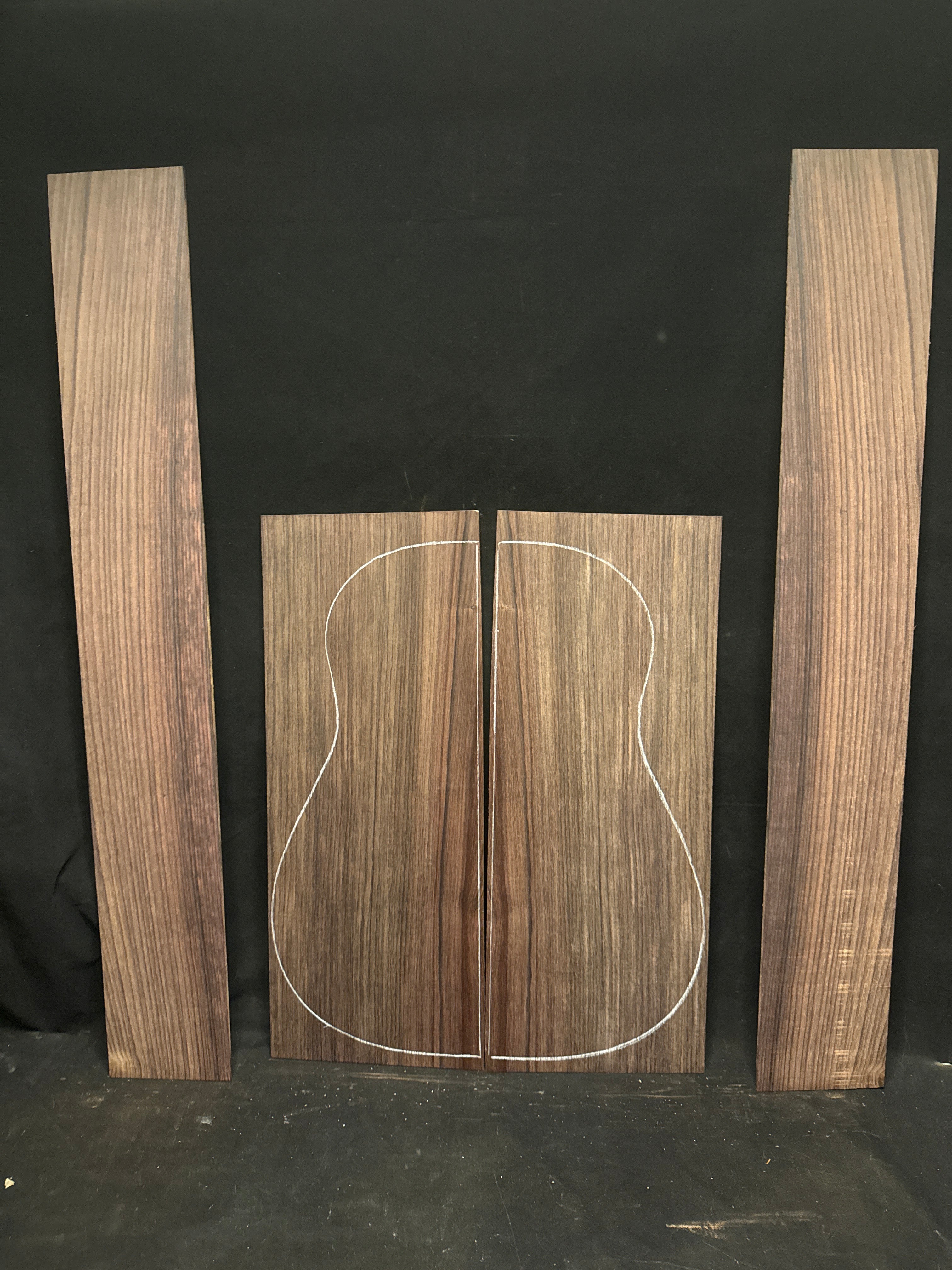 Indian Rosewood Acoustic Guitar Back and Sides Set 110