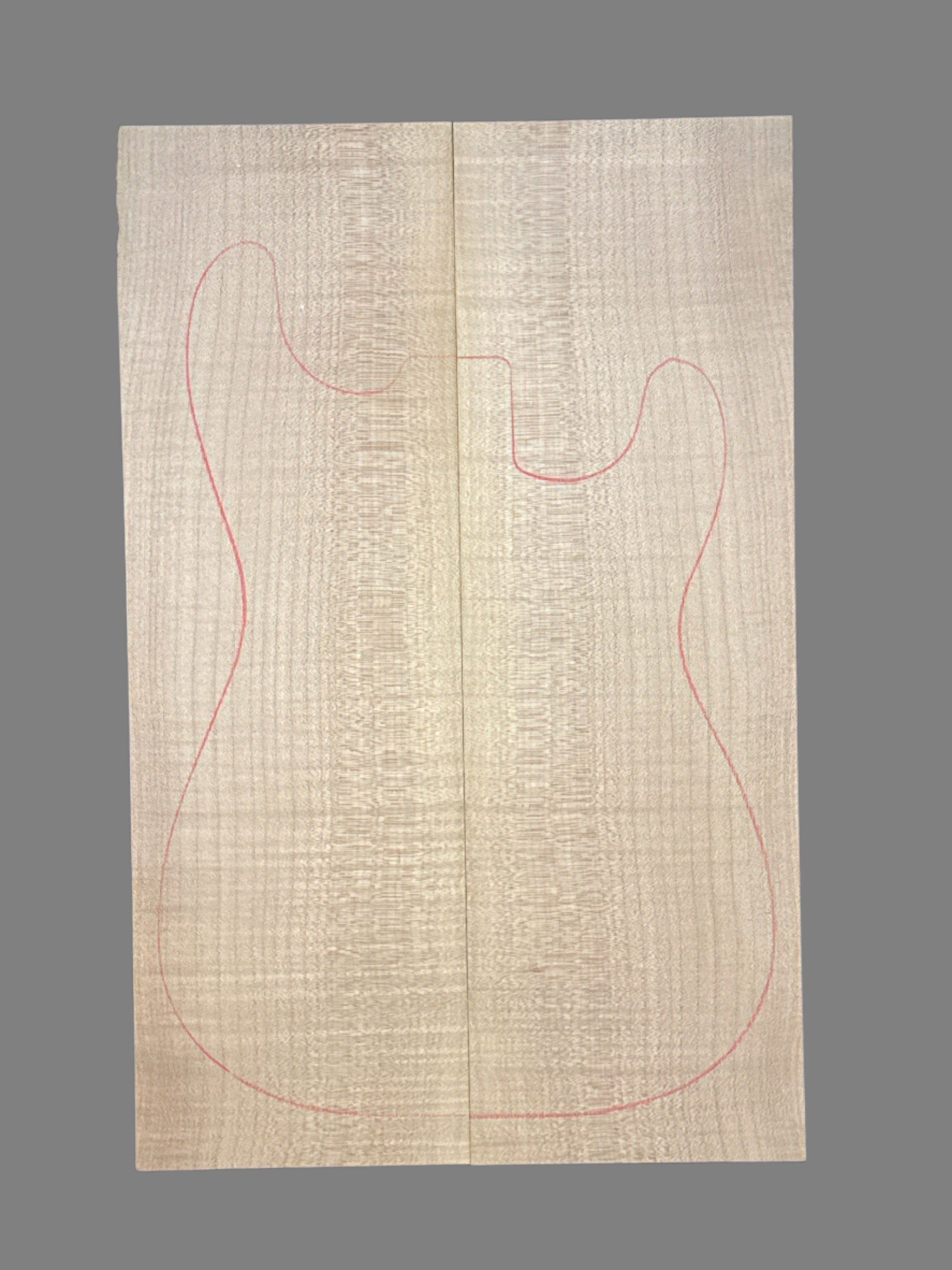 Figured Maple Electric Guitar Laminate Top 22