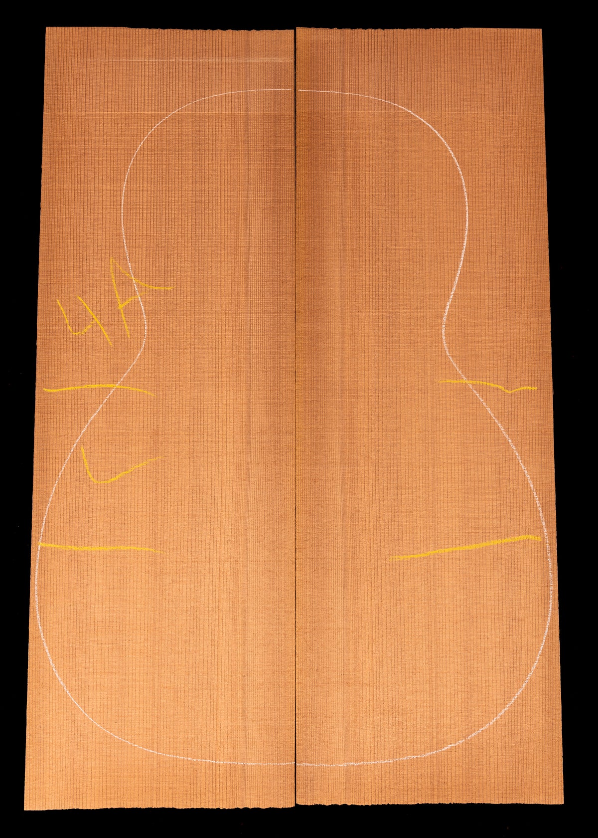 Reclaimed Tunnel Redwood Acoustic Guitar Top 21