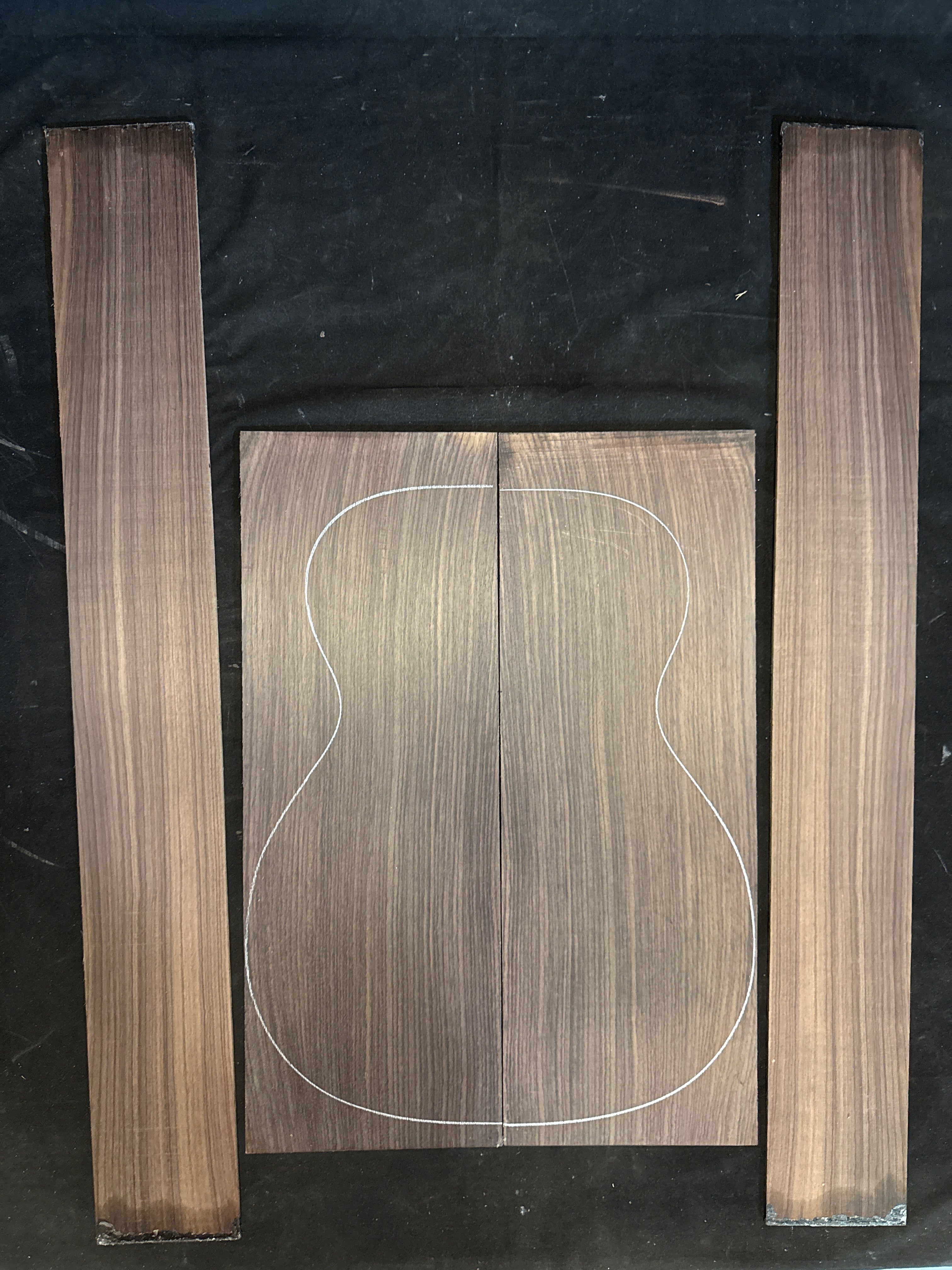 Indian Rosewood Acoustic Guitar Back and Sides Set 95