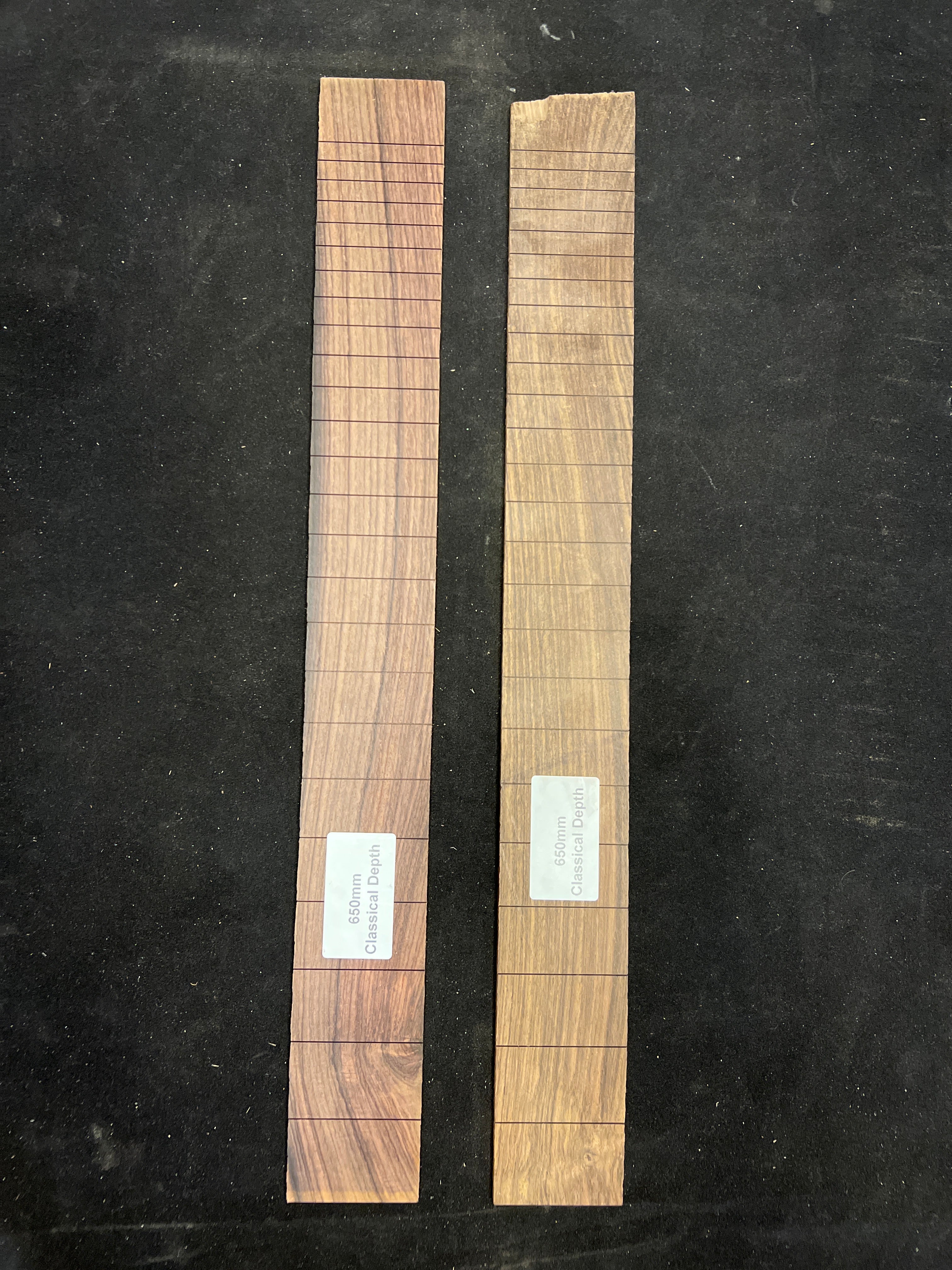 Indian Rosewood Slotted Fingerboard Bundle - 25.6"/650mm Scale