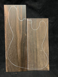 Brazilian Rosewood UNMATCHED Electric Guitar Laminate Top