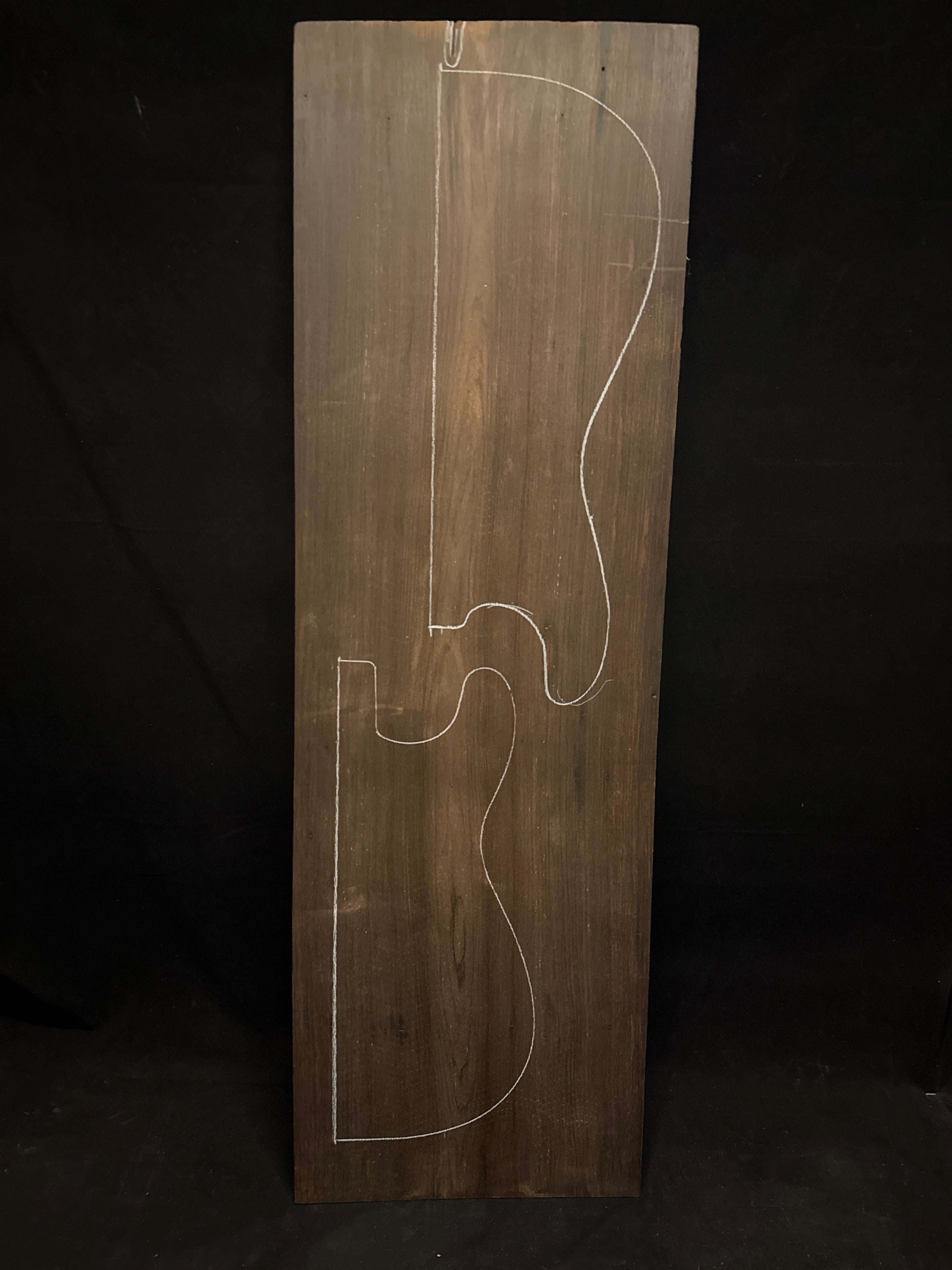 Brazilian Rosewood Electric Guitar Laminate Top 08