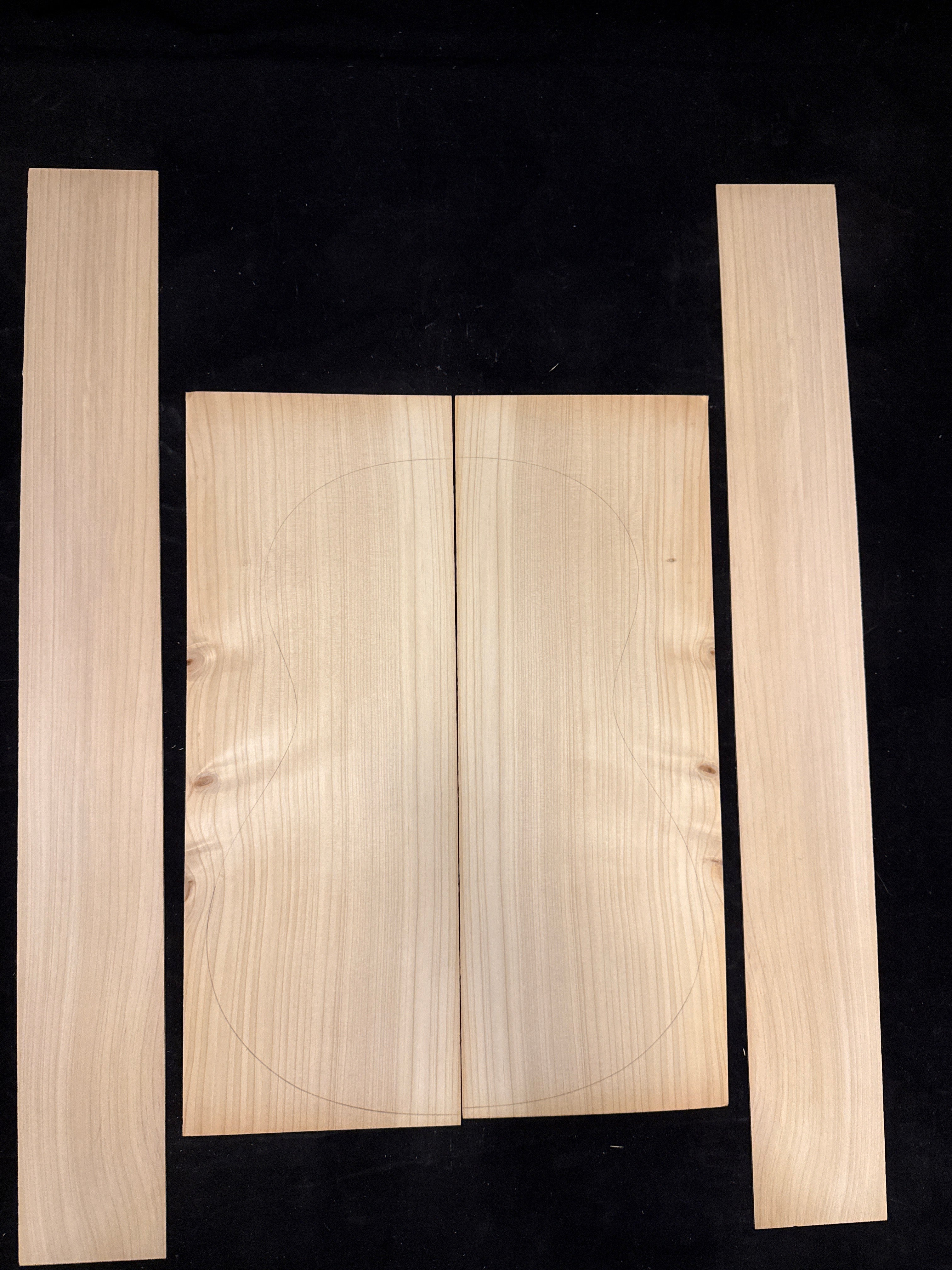 Cypress Acoustic Guitar Back and Sides Set 05