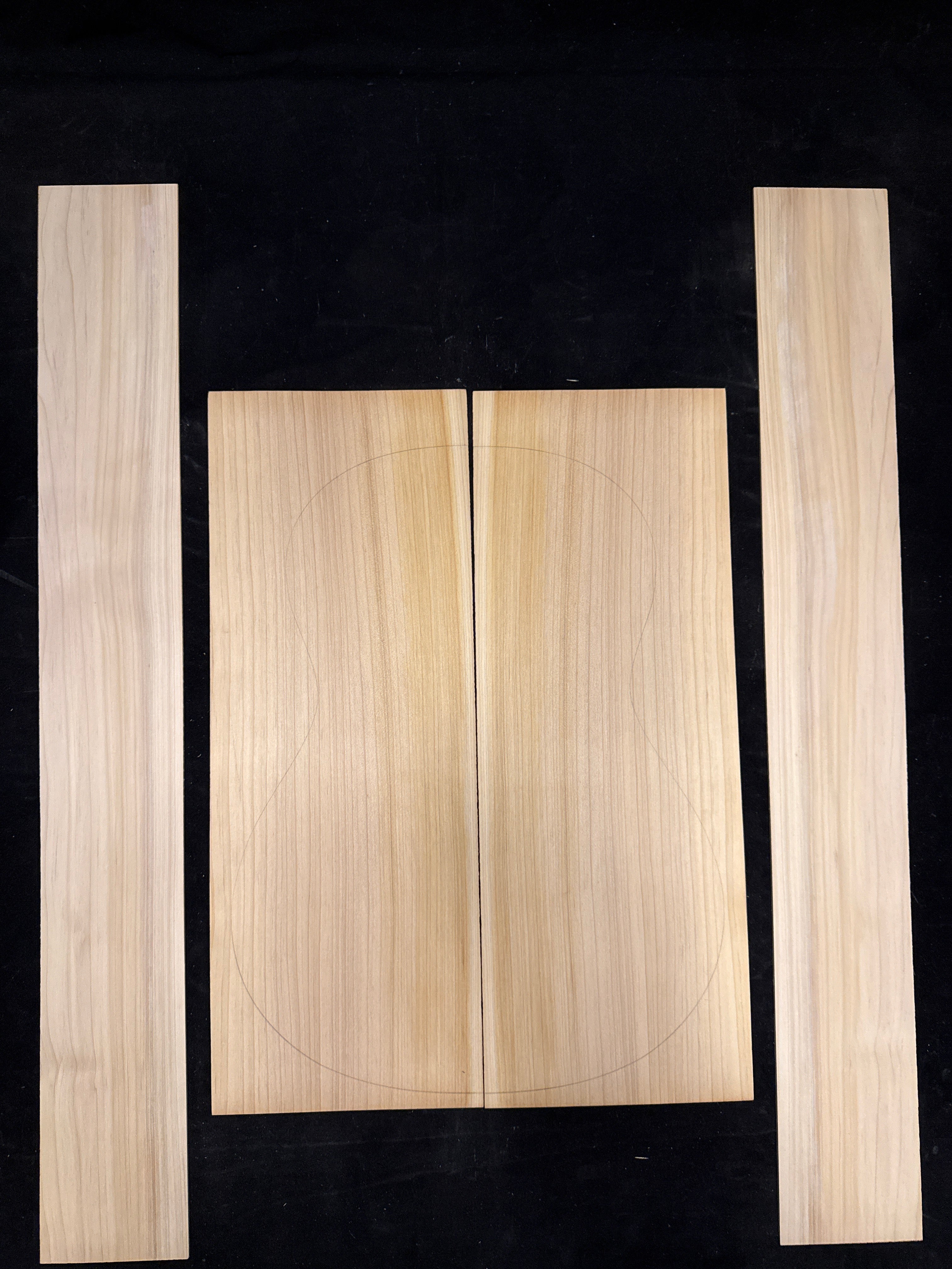 Cypress Acoustic Guitar Back and Sides Set 04