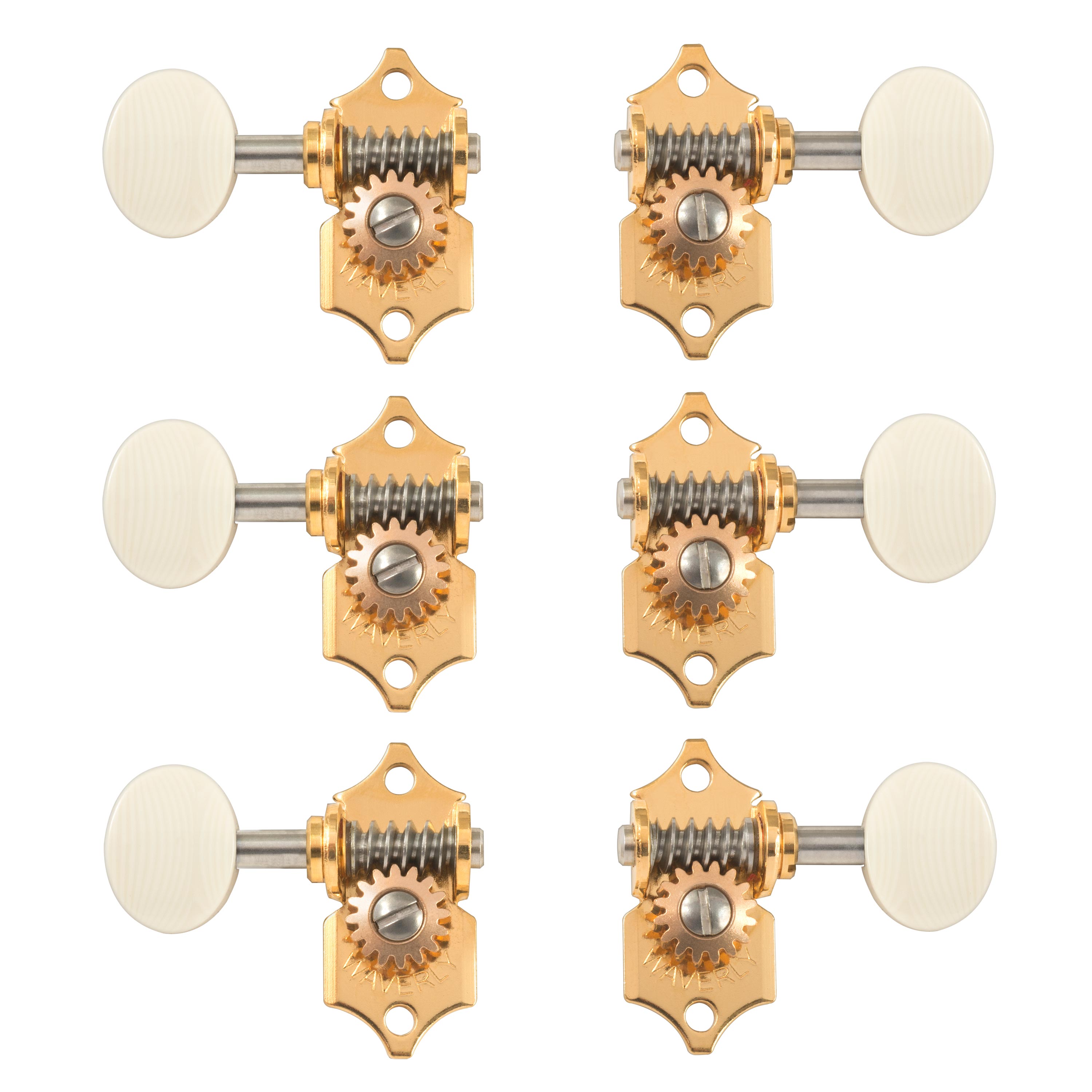Waverly Guitar Tuners for SOLID Headstock – Allied Lutherie