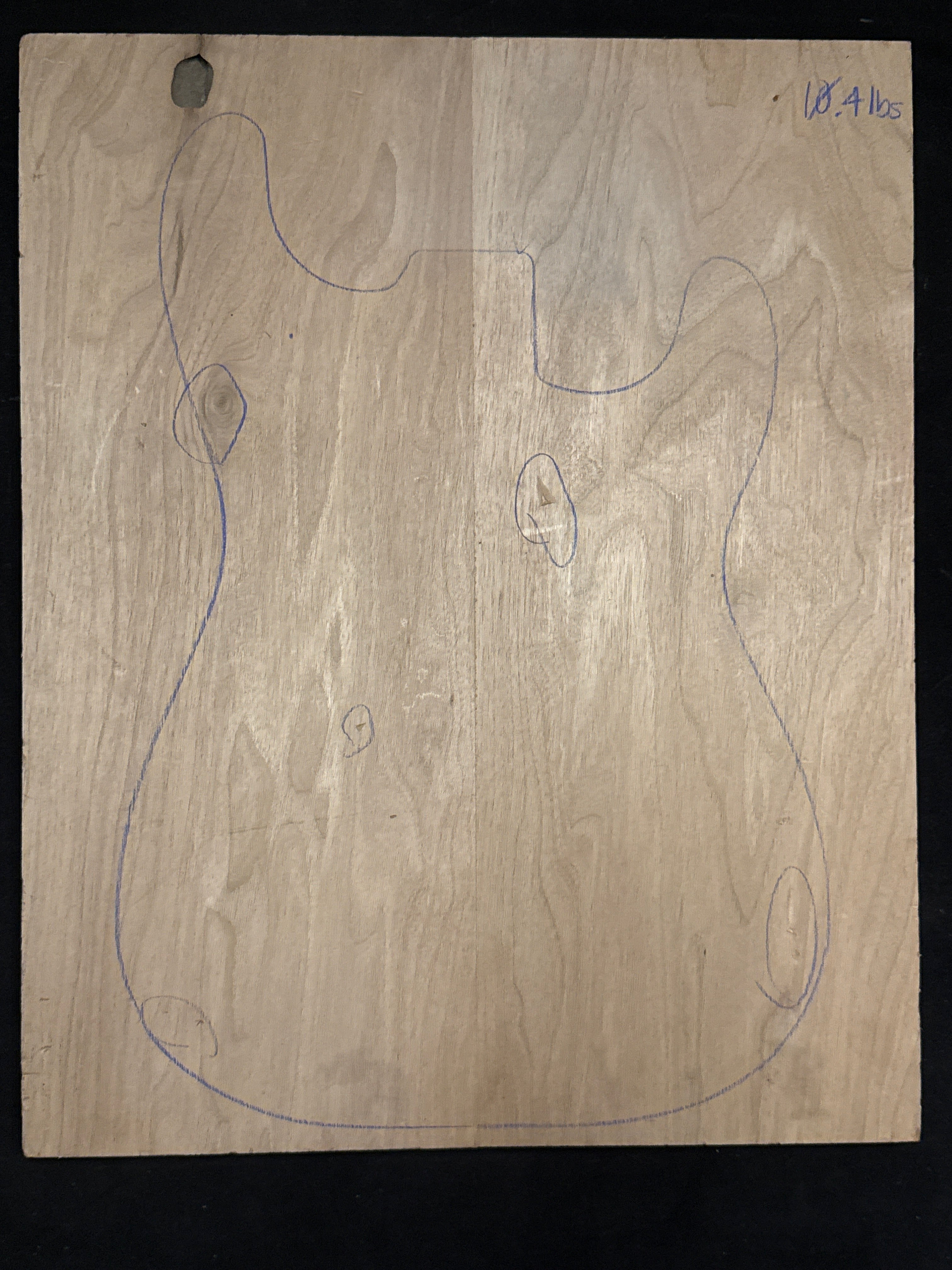 Okoume 2-Piece (JOINED) Electric Guitar Body Blank 01