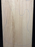 Swamp Ash 3-Piece Electric Guitar Body Blank