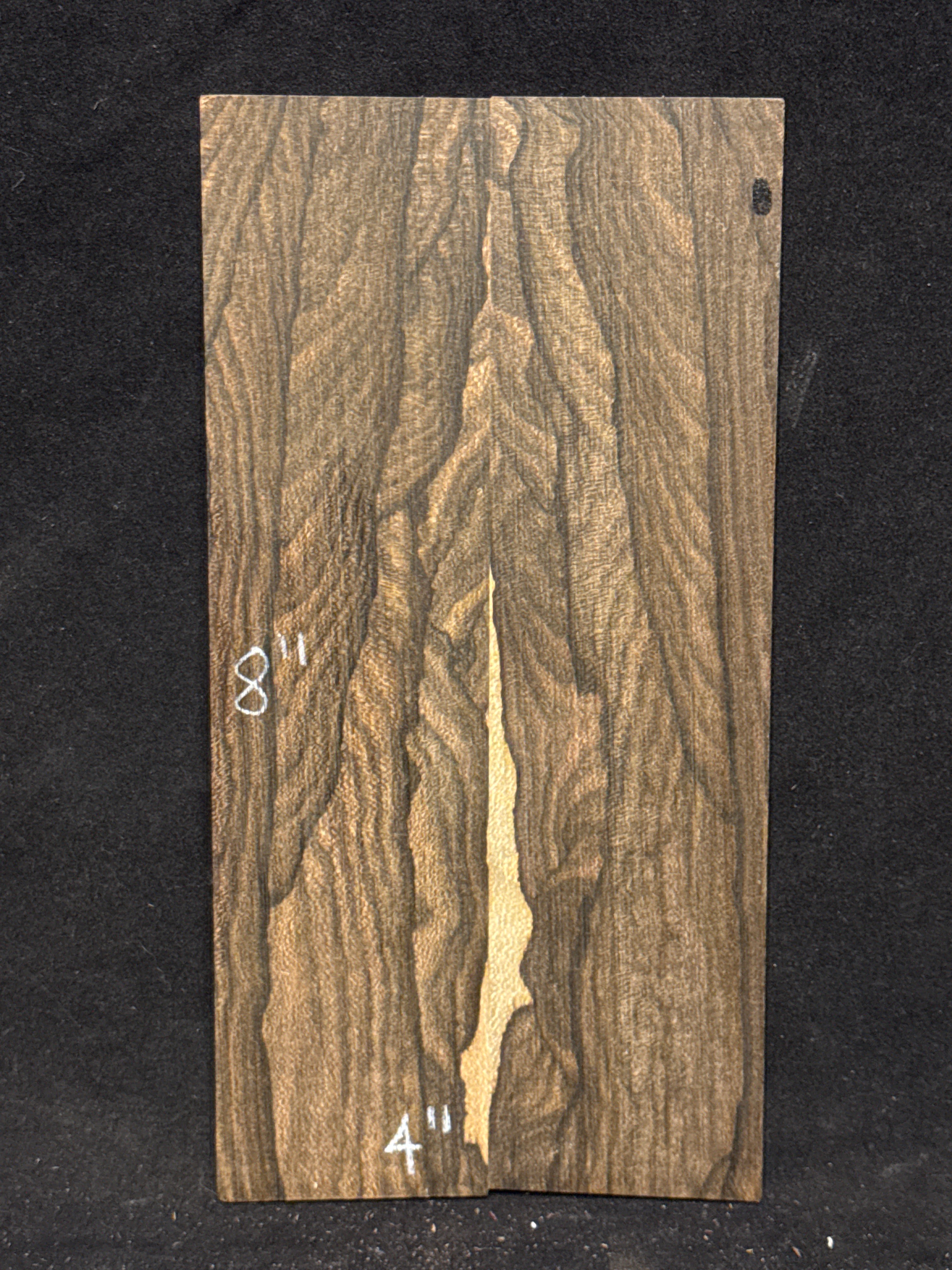 Ziricote Bookmatched Headplate 10
