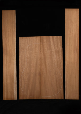 Mahogany Acoustic Guitar Back and Sides Set 01