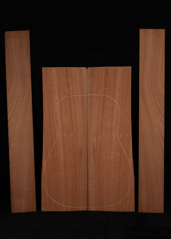 Mahogany Acoustic Guitar Back and Sides Set 06