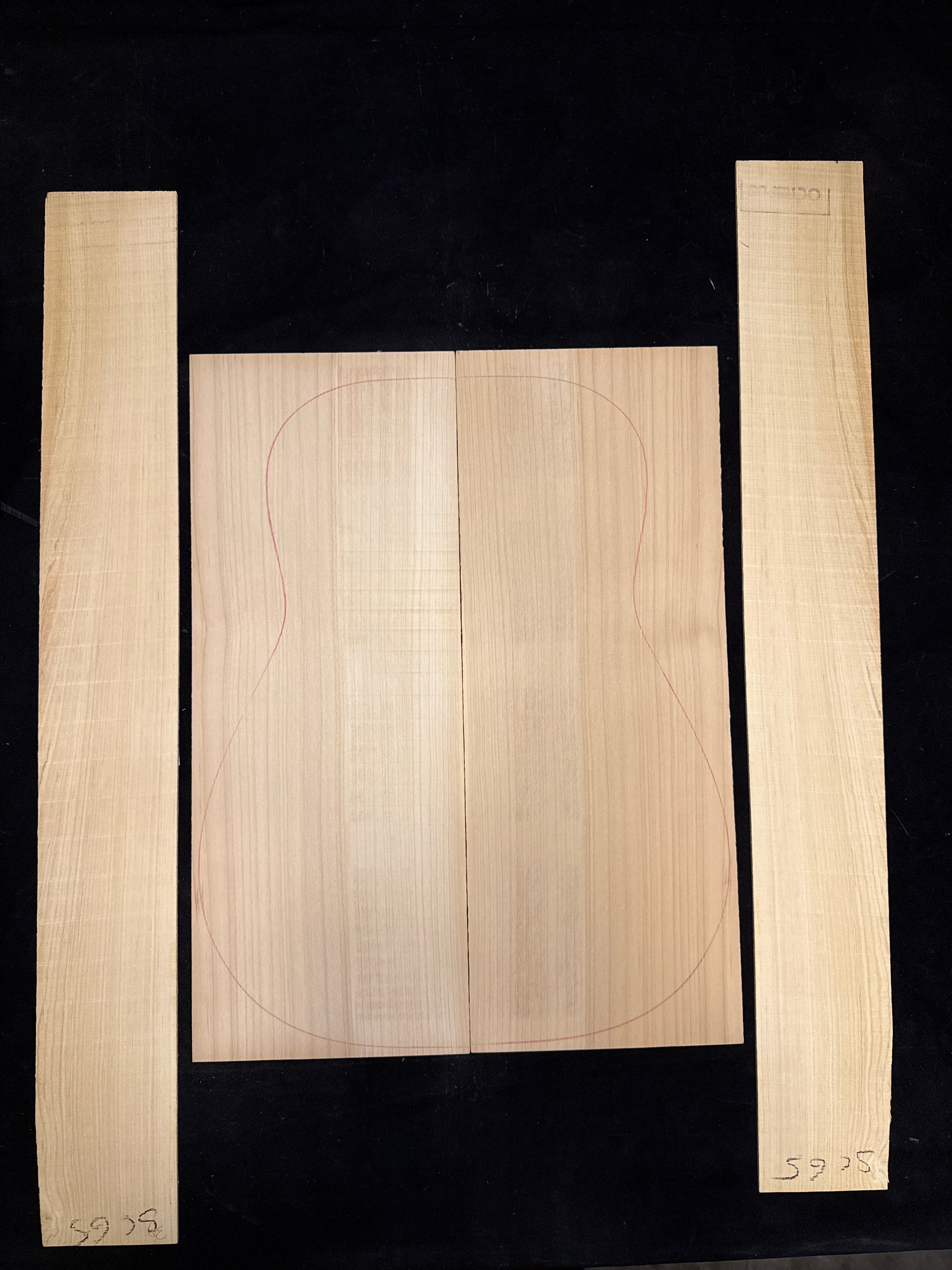 Cypress Acoustic Guitar Back and Sides Set 11