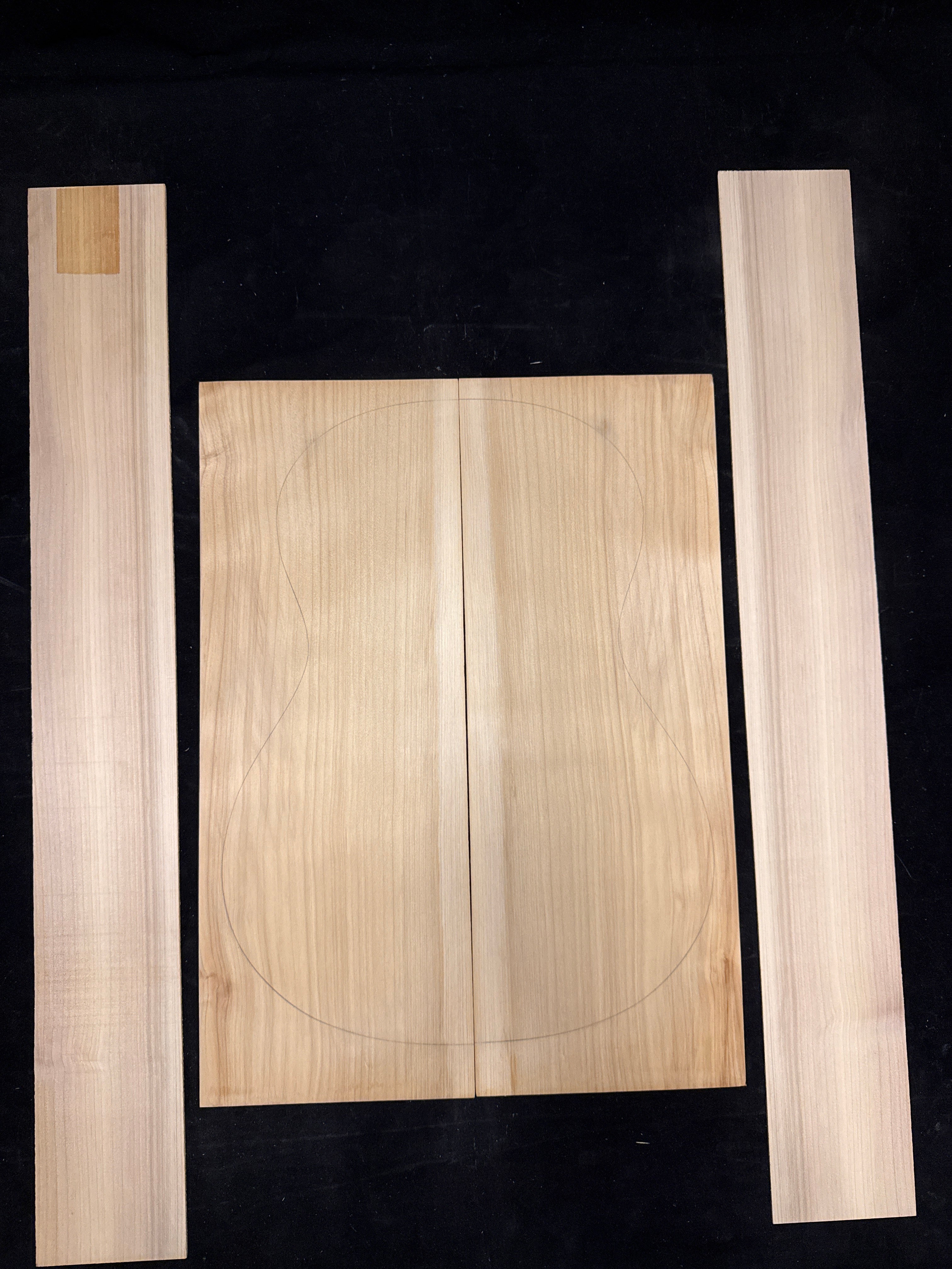 Cypress Acoustic Guitar Back and Sides Set 03