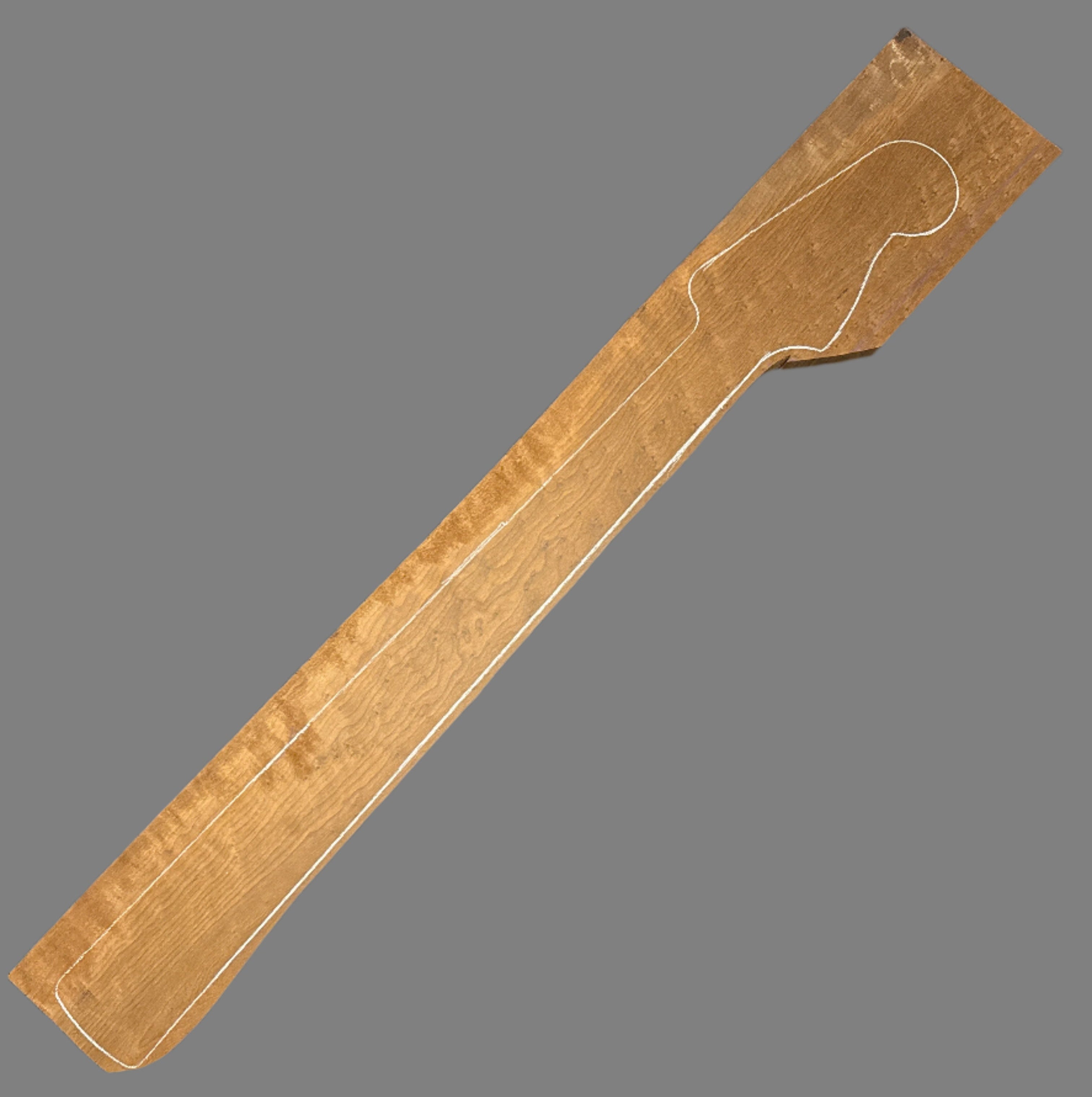 Torrefied Birdseye Maple Electric Bass/Guitar Neck Blank 18