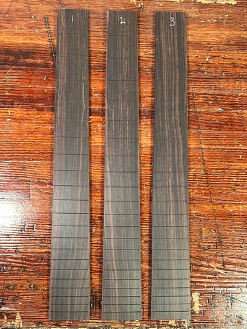Indian Rosewood Slotted Fingerboard  25" Scale 16" Radius-CNC CUT
