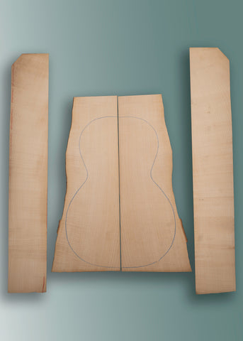 Maple Acoustic Guitar Back & Sides Set 01