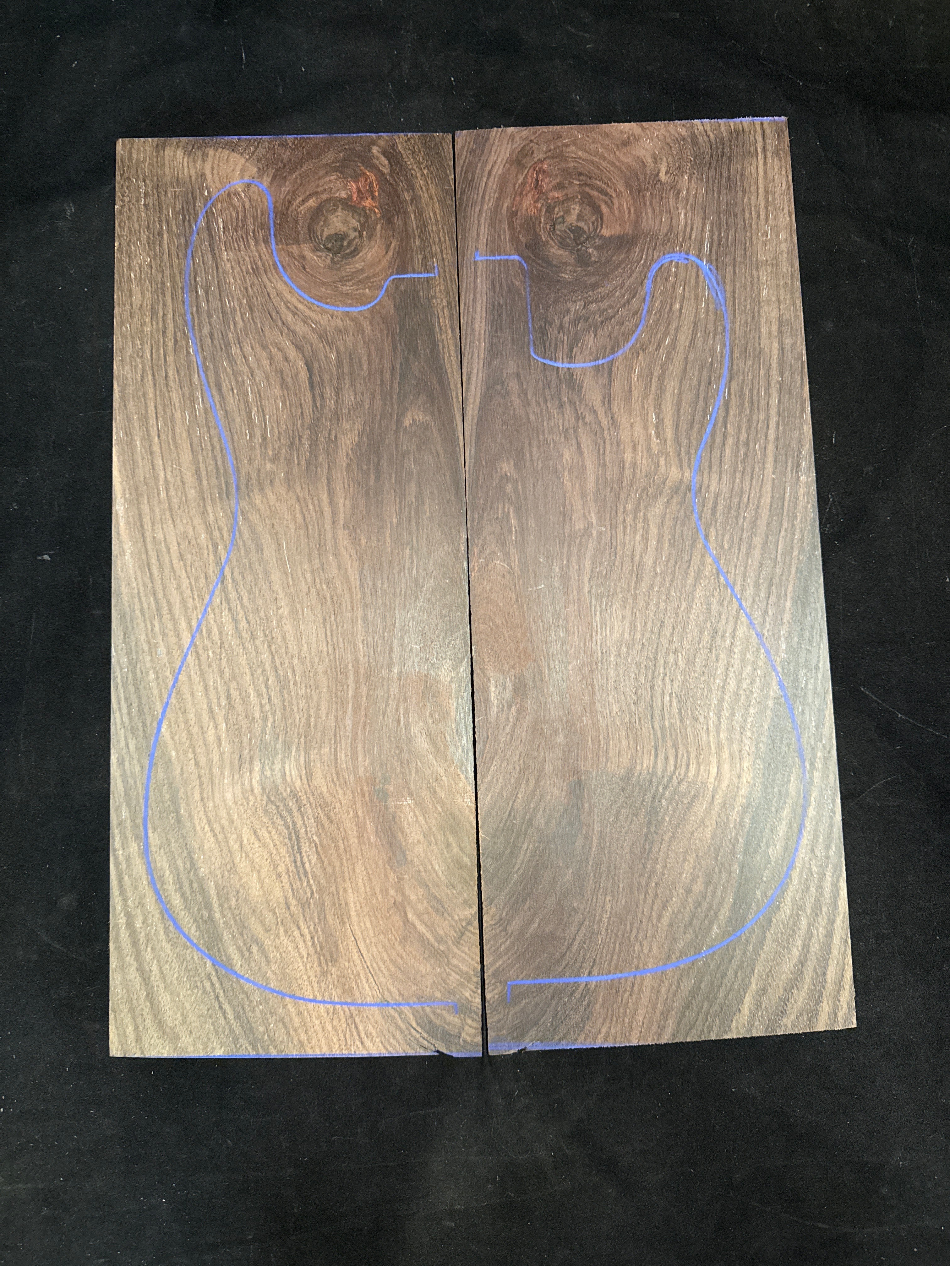 Indian Rosewood Electric Guitar Drop Top 07