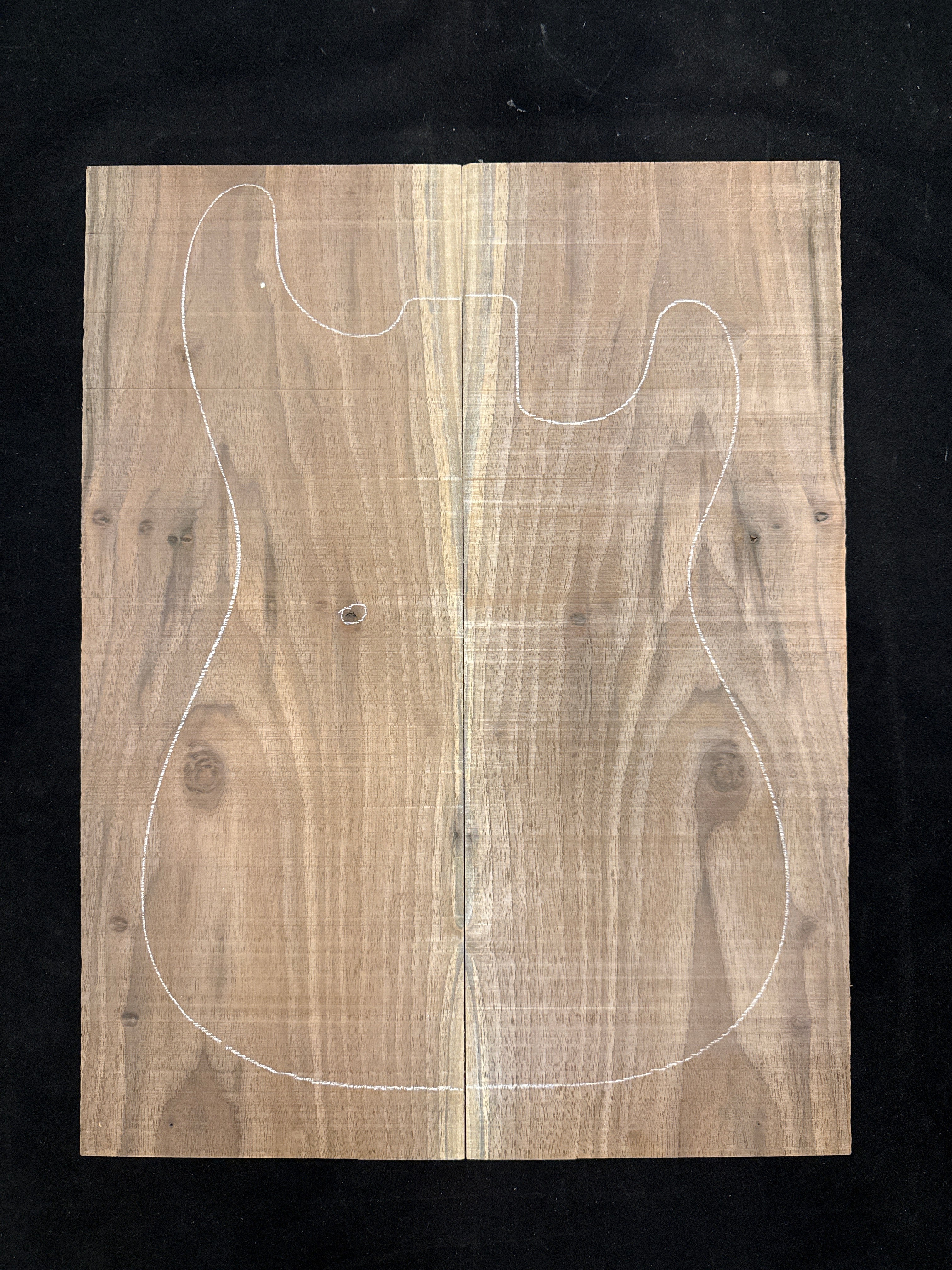 Walnut Electric Guitar Drop Top 08