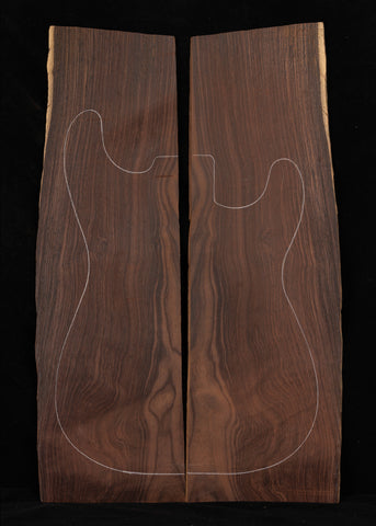 Indian Rosewood Electric Guitar Laminate Top 06