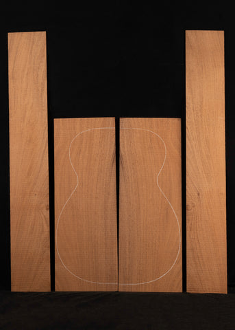 South American Mahogany Acoustic Guitar Back and Sides Set 06