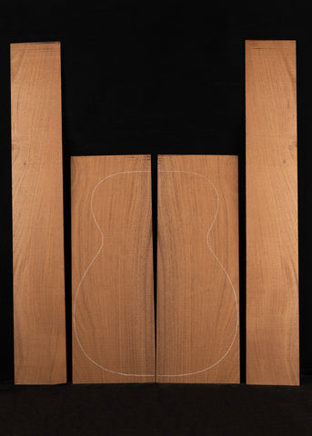 South American Mahogany Acoustic Guitar Back and Sides Set 07