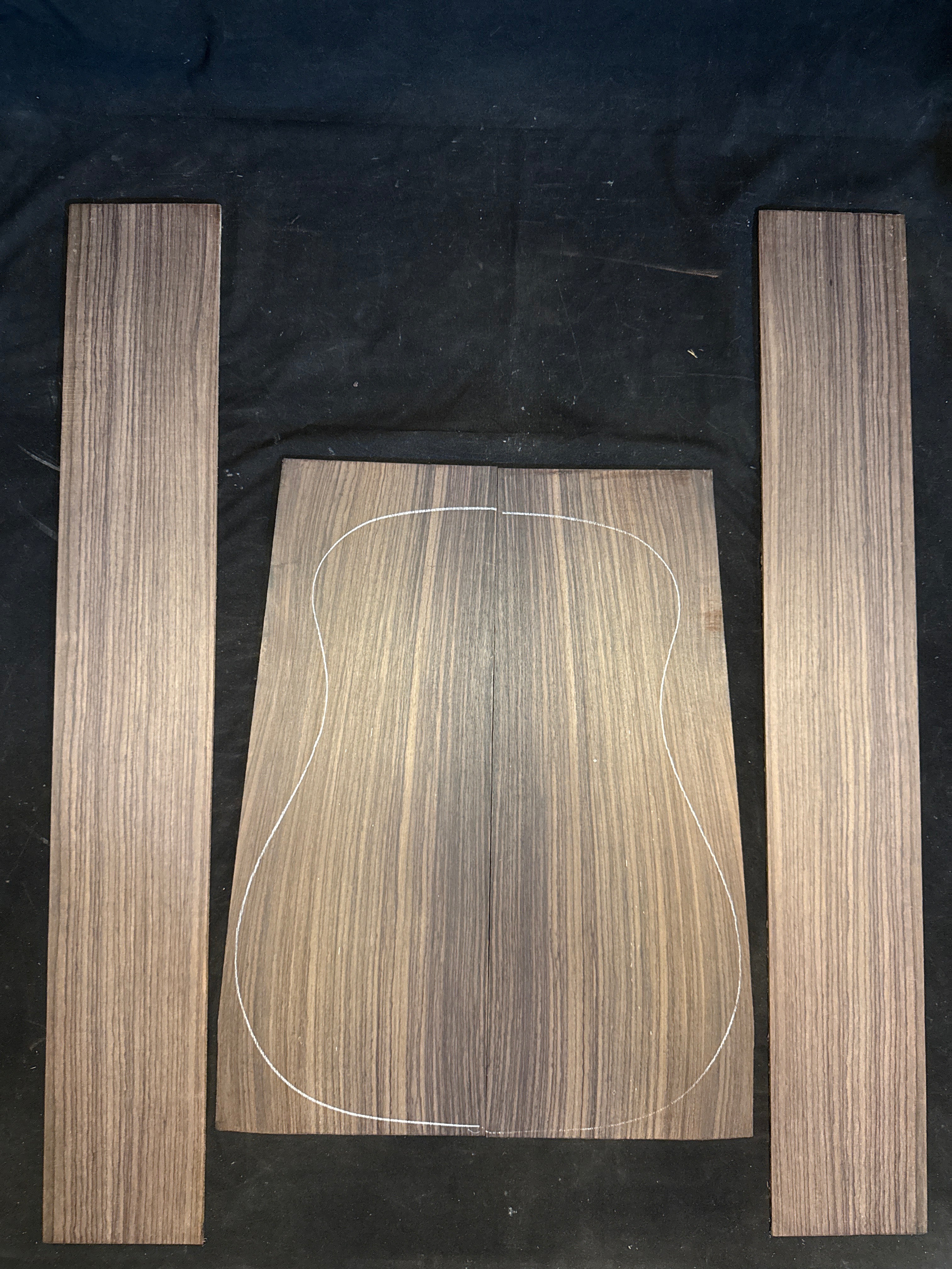 Indian Rosewood Acoustic Guitar Back and Sides Set 96