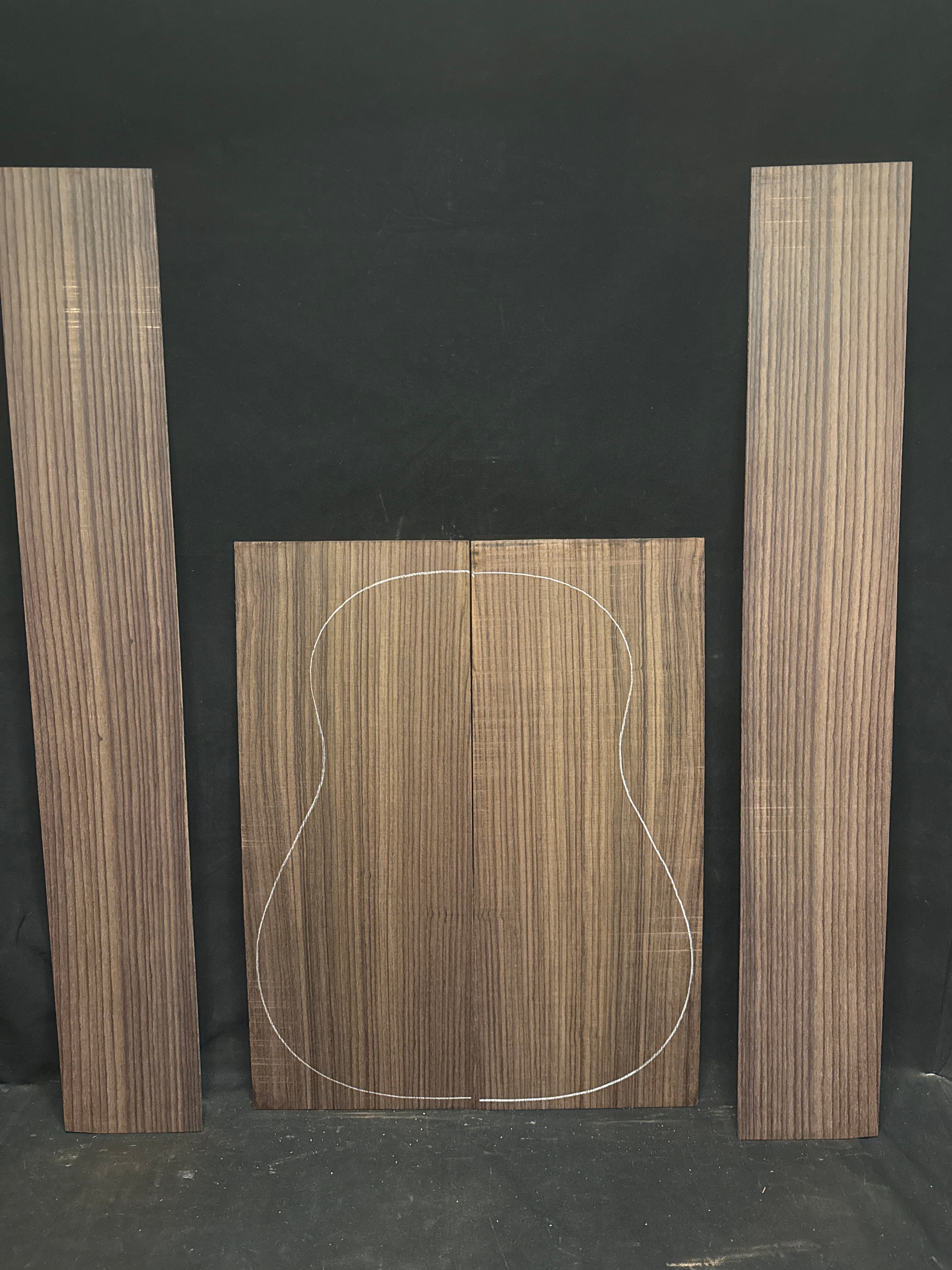 Indian Rosewood Acoustic Guitar Back and Sides Set 109