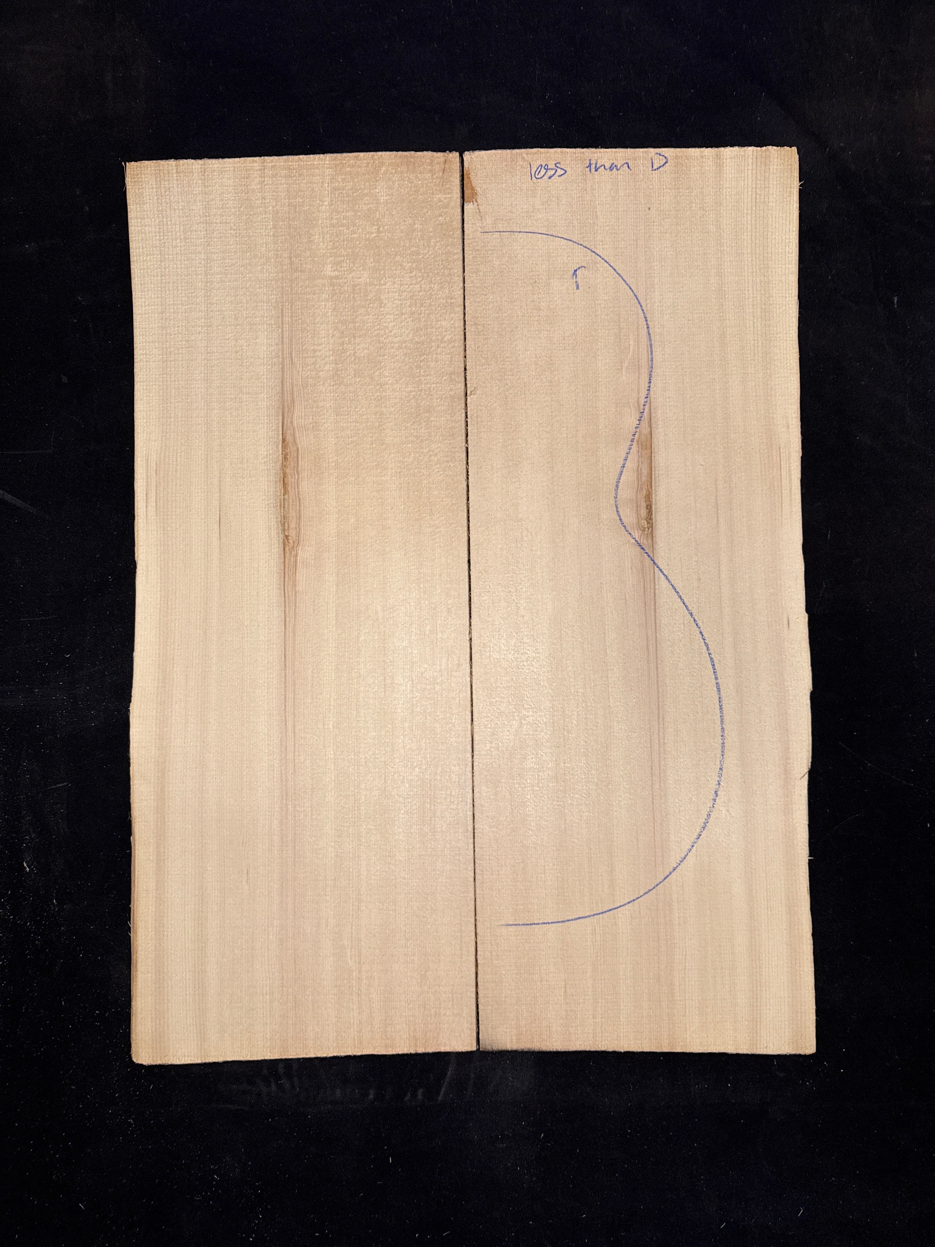 Sinker Salmon Trap Sitka Spruce Acoustic Guitar Top 24