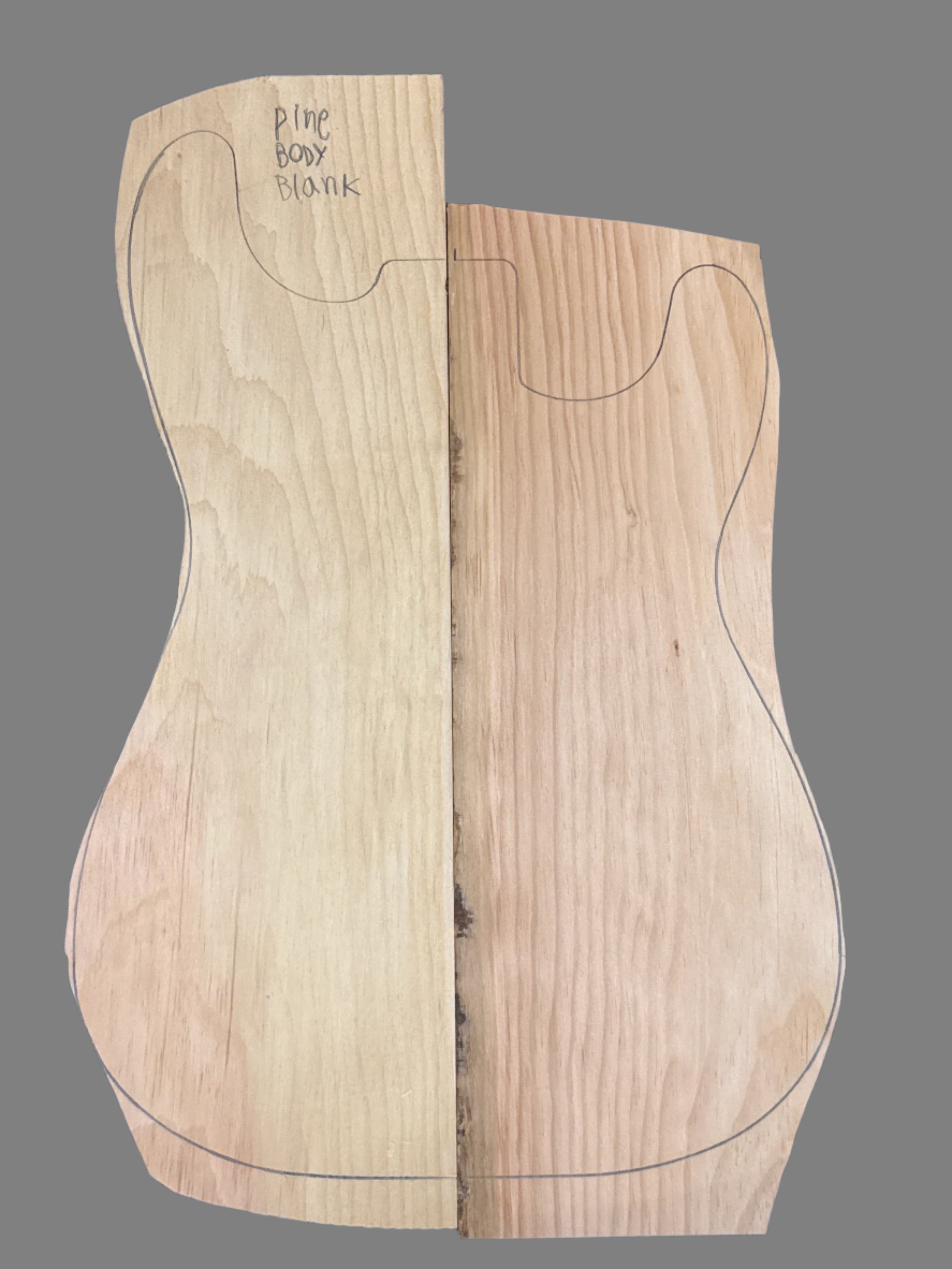 Pine 2-Piece Electric Guitar Body Blank 03