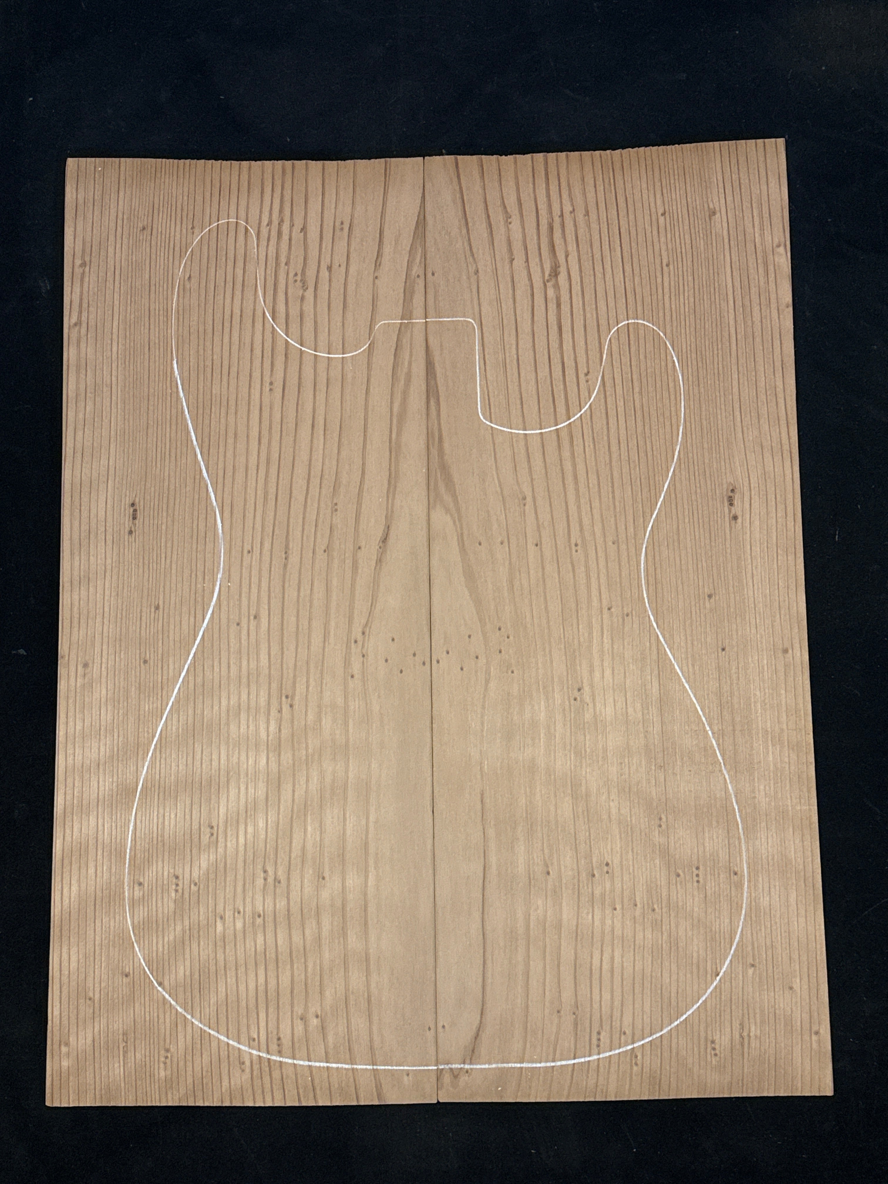 Figured Redwood Electric Guitar Drop Top 01