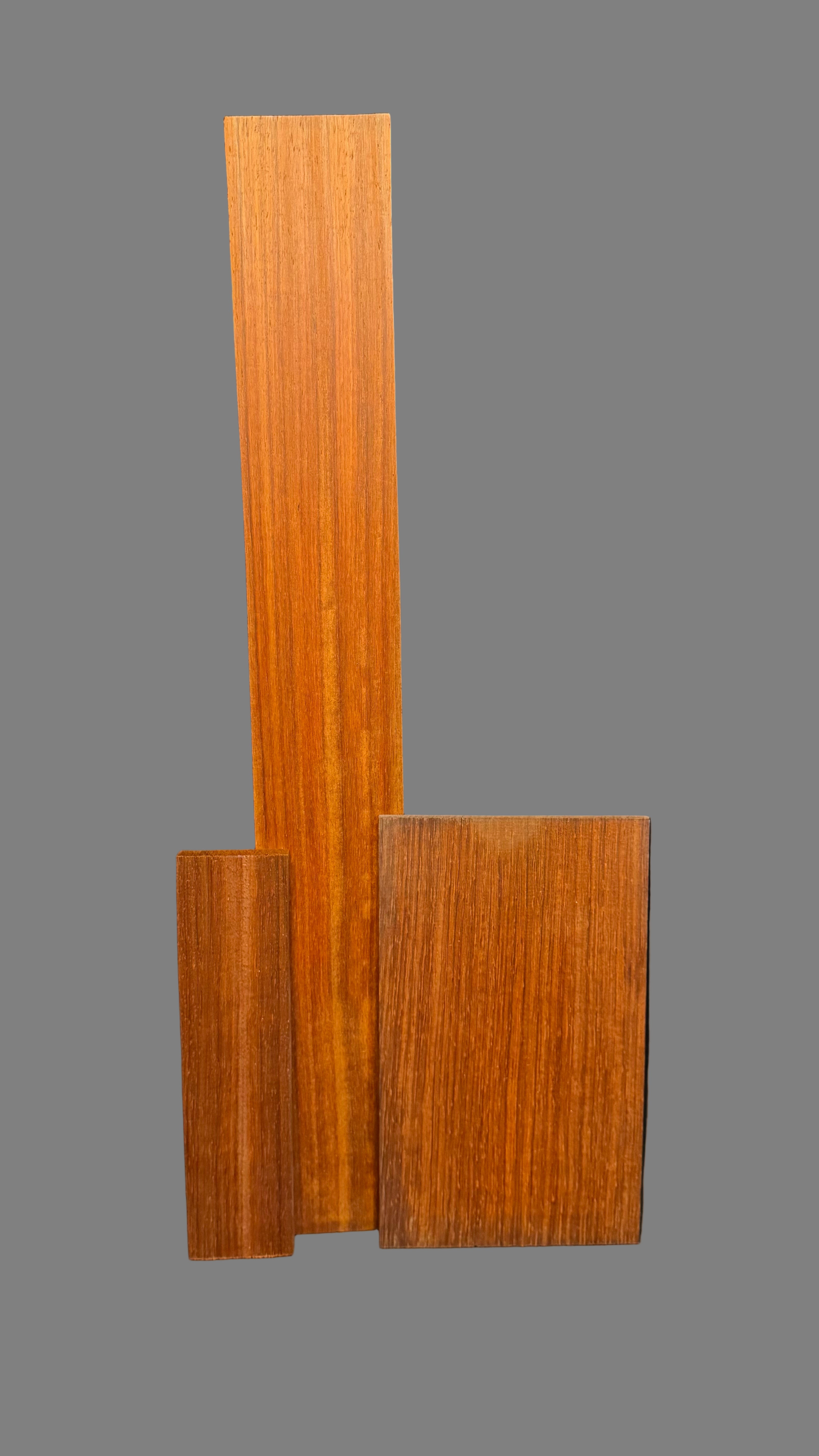 African Padauk Acoustic Guitar Fingerboard, Bridge & Headplate Bundle 03