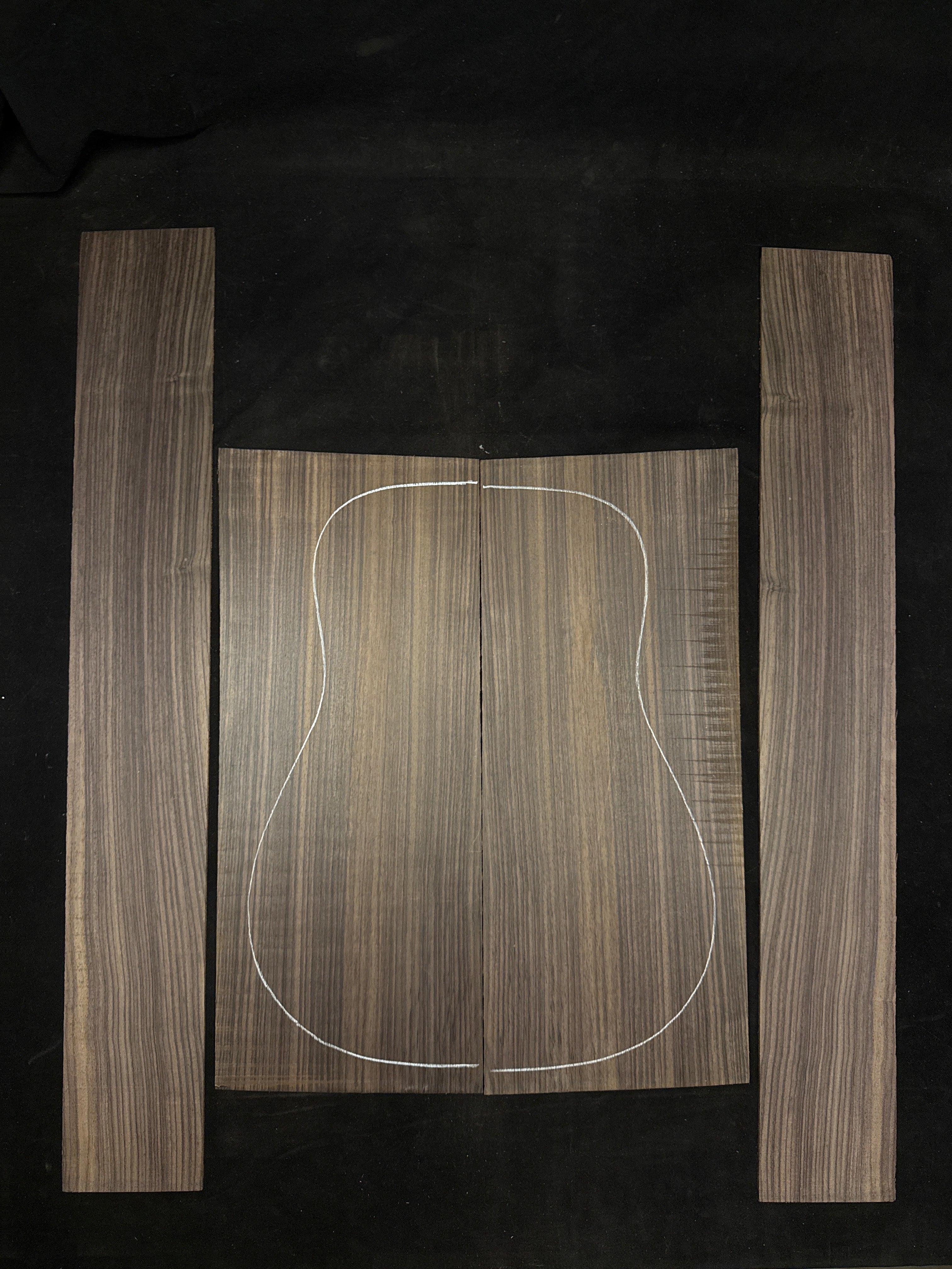 Indian Rosewood Acoustic Guitar Back and Sides Set 62