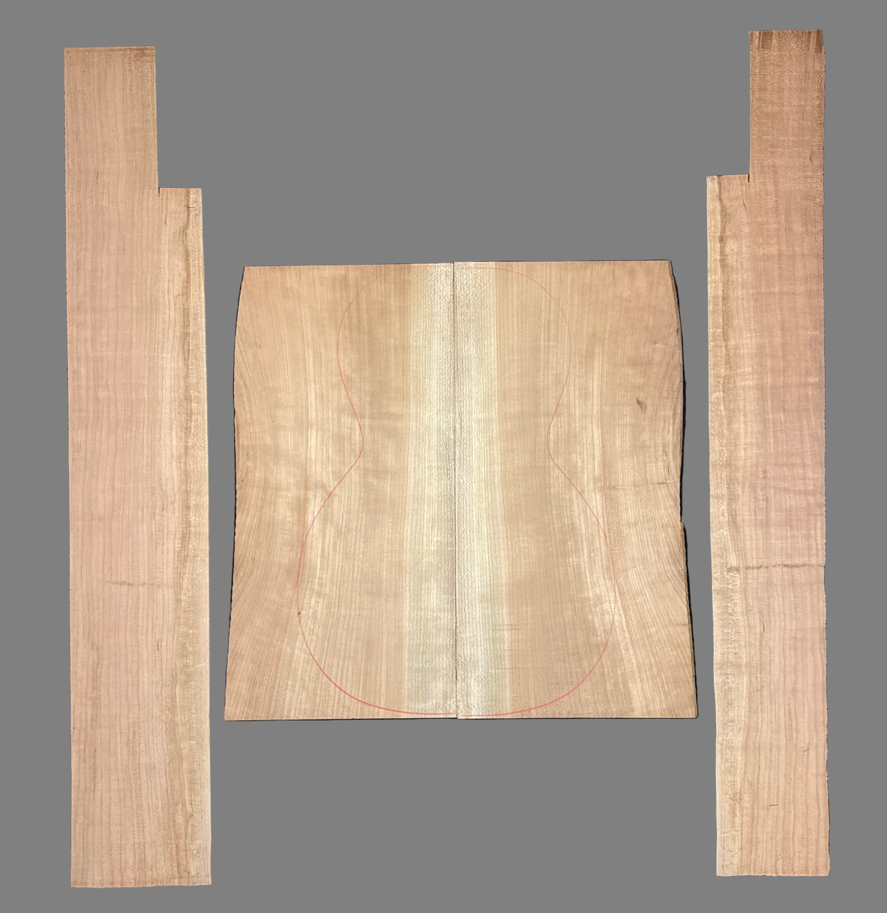 Cherry Acoustic Guitar Back and Sides Set 21