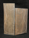 Brazilian Rosewood UNMATCHED Electric Guitar Laminate Top