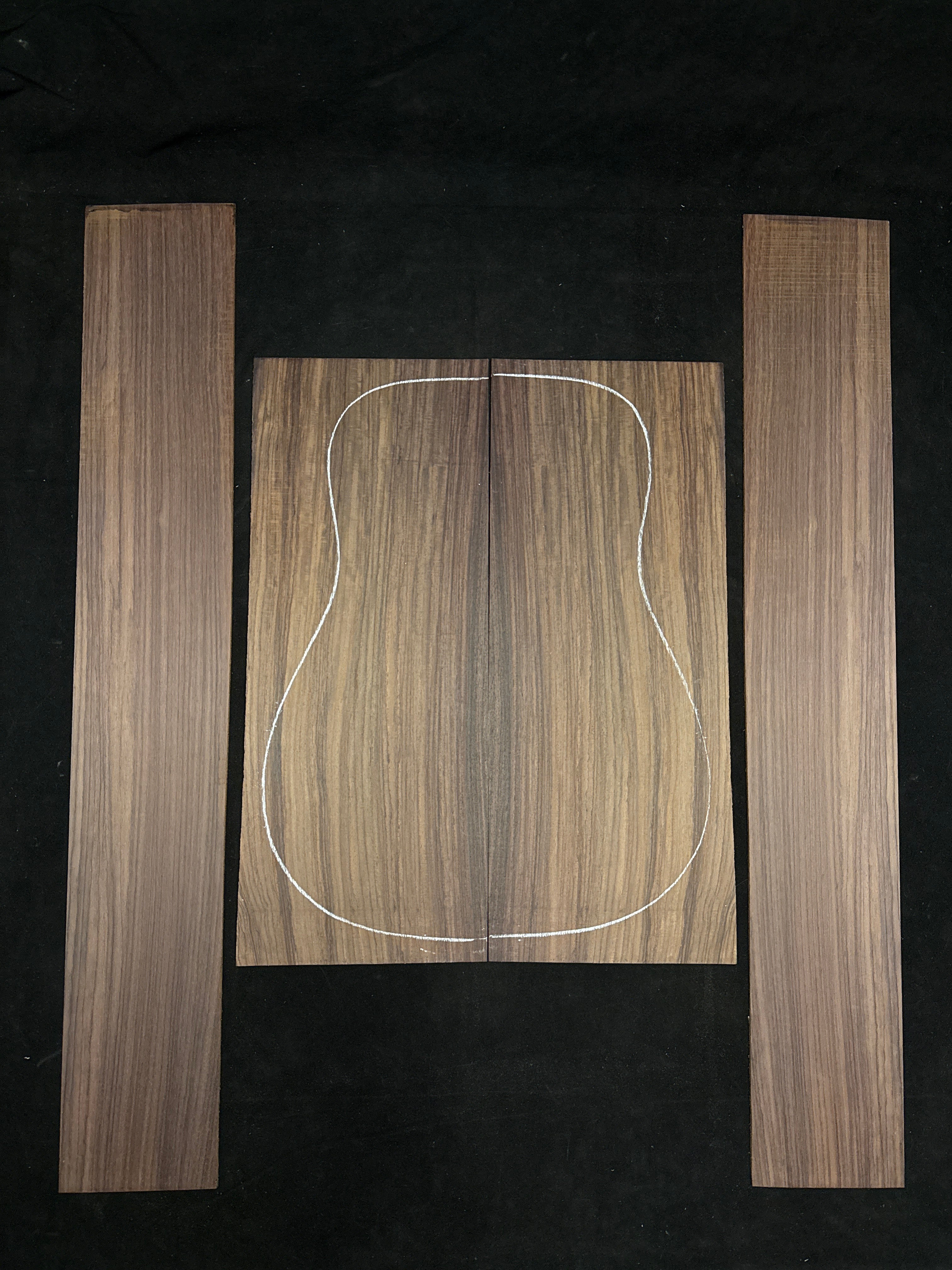 Indian Rosewood Acoustic Guitar Back and Sides Set 50