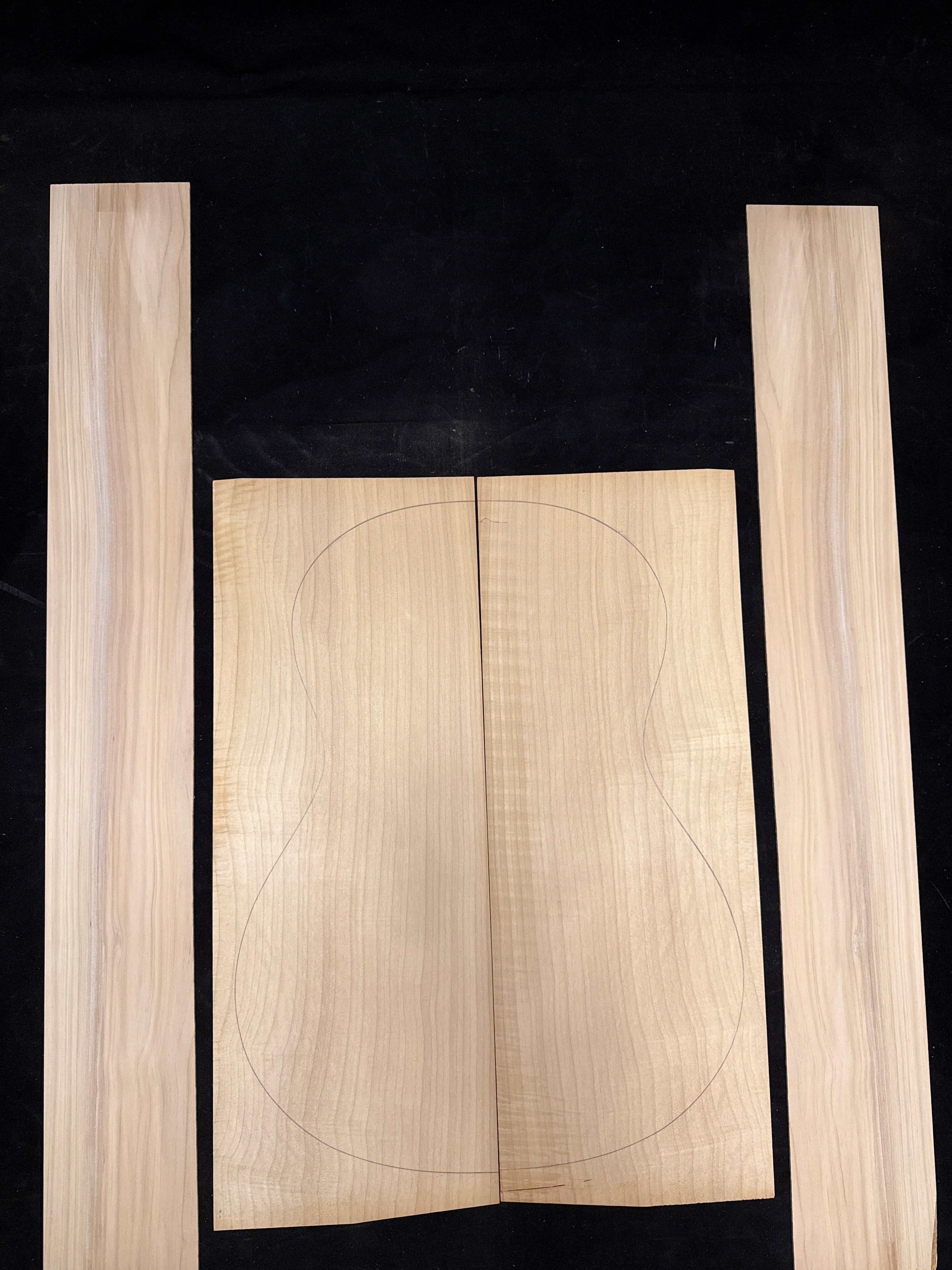 Cypress Acoustic Guitar Back and Sides Set 08