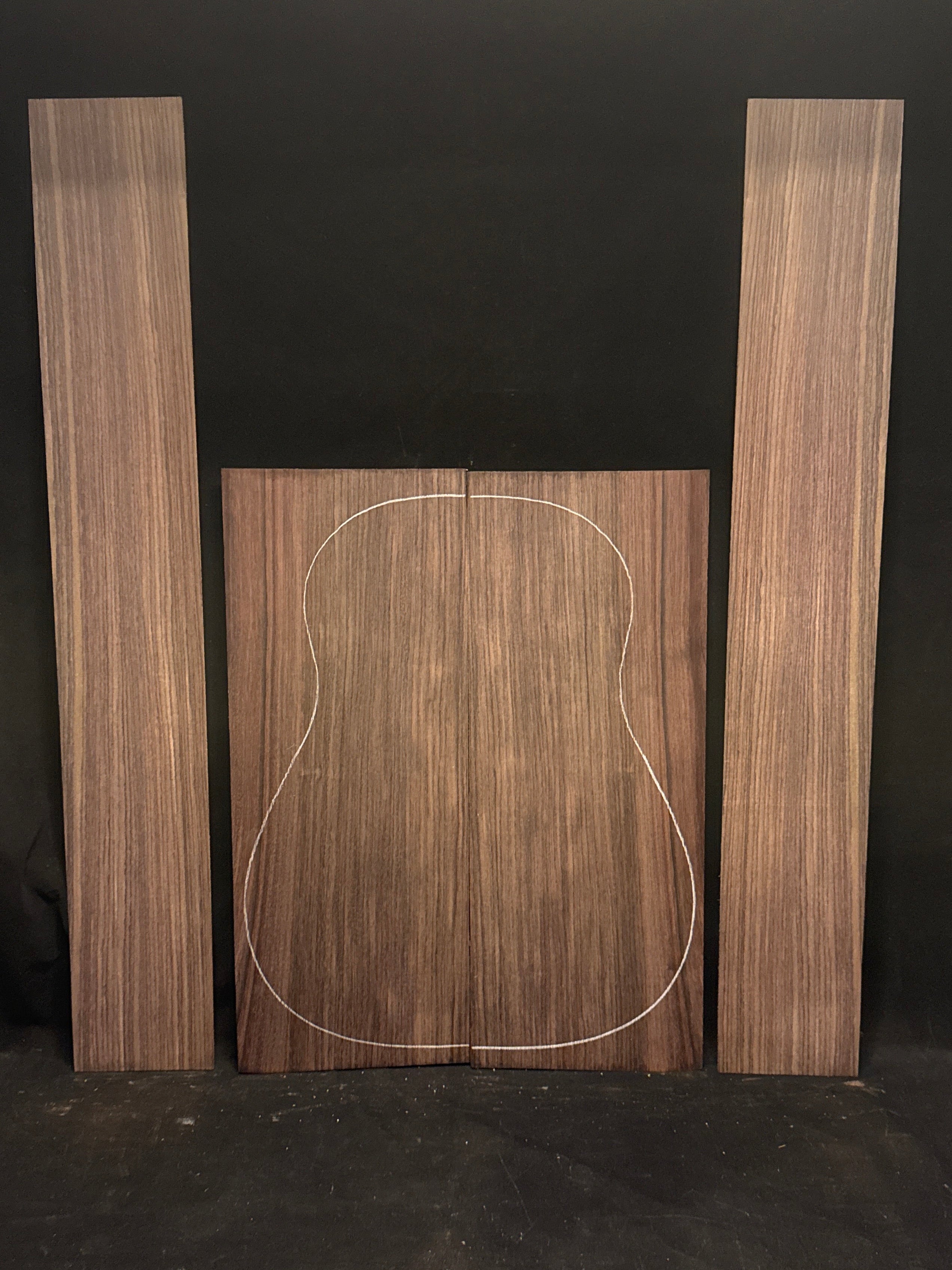 Indian Rosewood Acoustic Guitar Back and Sides Set 107