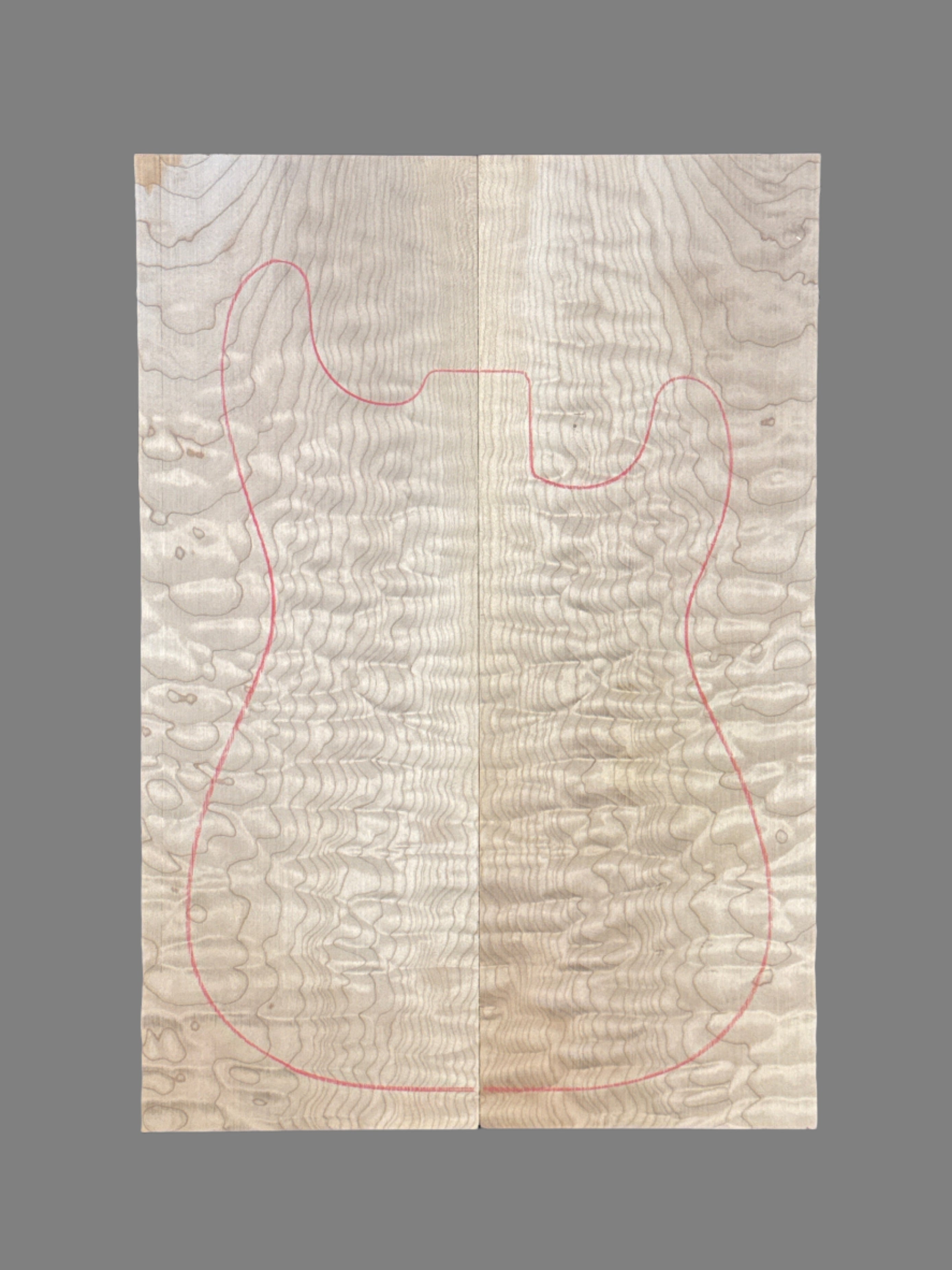 Figured Maple Electric Guitar Laminate Top 23