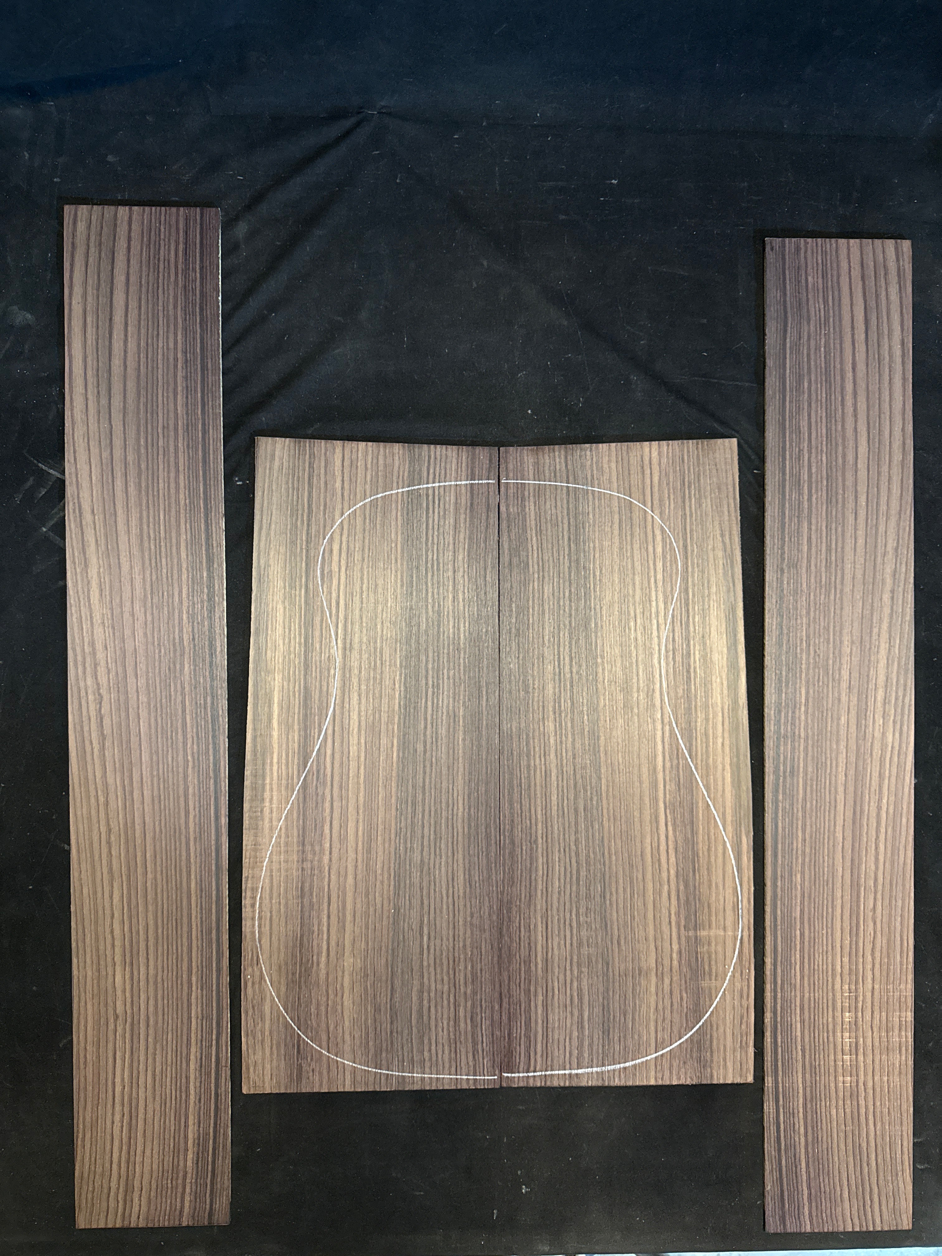 Indian Rosewood Acoustic Guitar Back and Sides Set 97