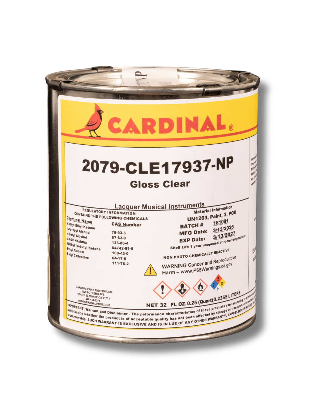 Cardinal Crackle Lacquer