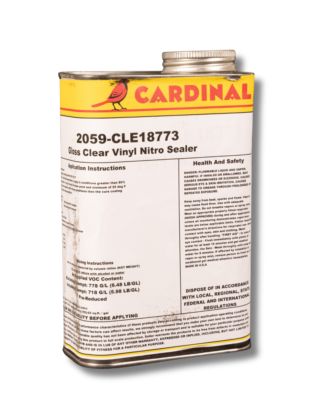 Cardinal Vinyl Sealer, Gloss