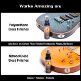 MusicNomad Guitar ONE All-in-1 Cleaner, Polish, and Wax, 4 oz.