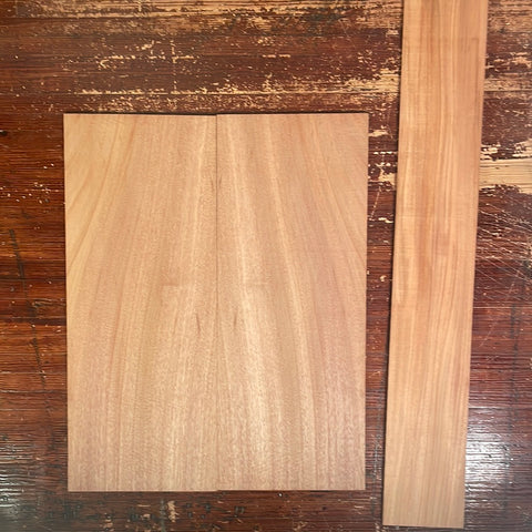 African Mahogany Acoustic Guitar Back and Sides Set 1