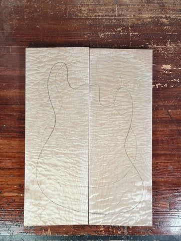 Quilted Maple Carved Top