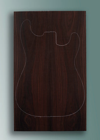 Indian Rosewood Electric Guitar Drop Top 01