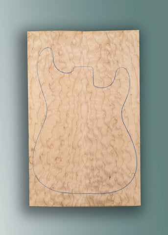 Maple GLUED Electric Guitar Laminate Top 03