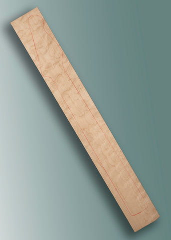 Figured Maple Electric Guitar Neck Blank 246