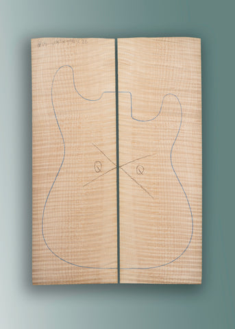 Maple Electric Guitar Laminate Top 04