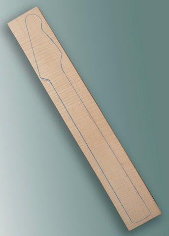 Figured Maple Electric Guitar Neck Blank 01